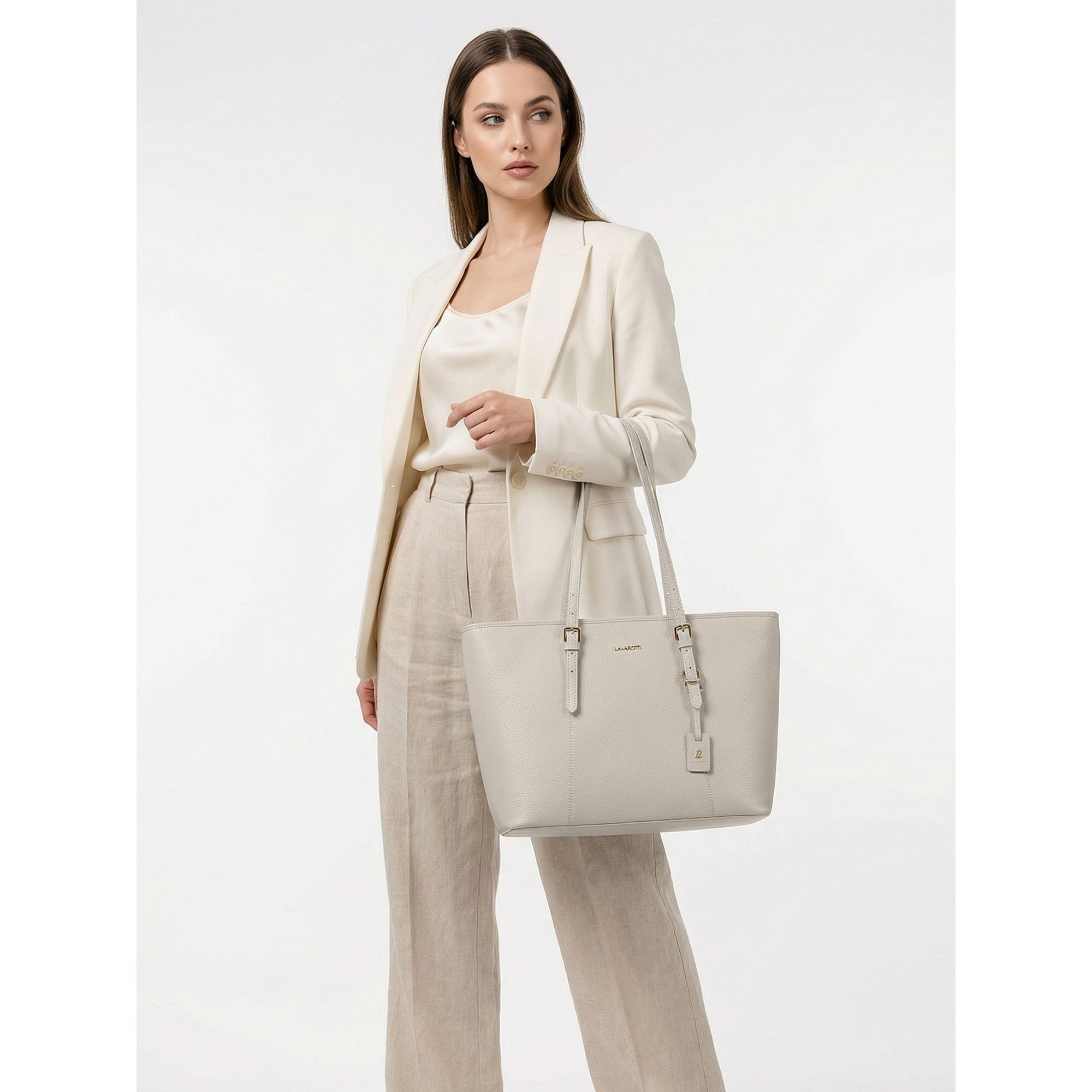 Lazarotti Shopper Bologna Leather, Leder