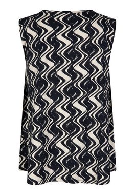 Masai Tanktop MaElisa Jersey-Qualität, A-Linien-Schnitt, Schwarz-Weiß-Druck