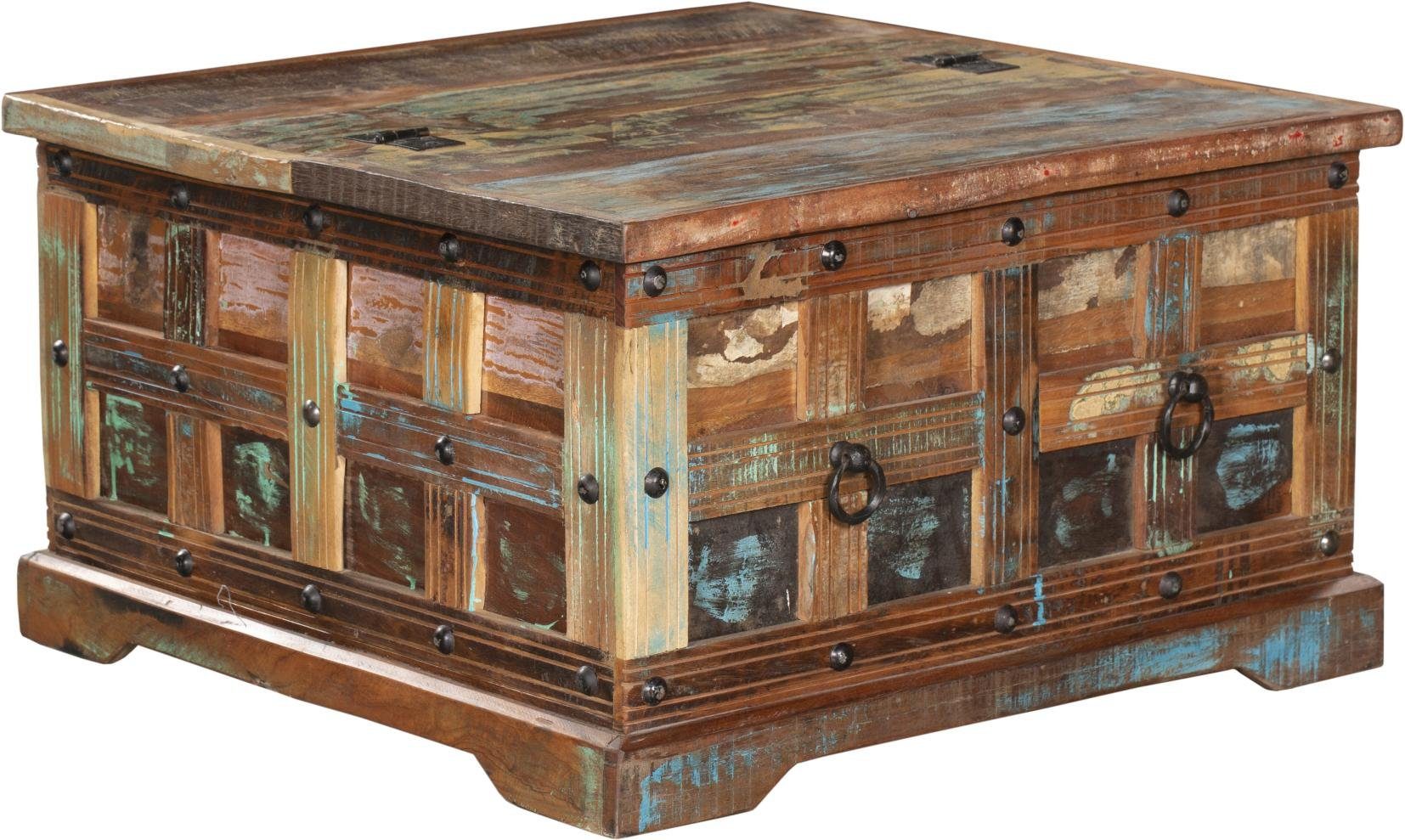 INTERIA Home & Living Couchtisch Truhentisch Couchtisch KALANKA 70,5 x 70,5 cm