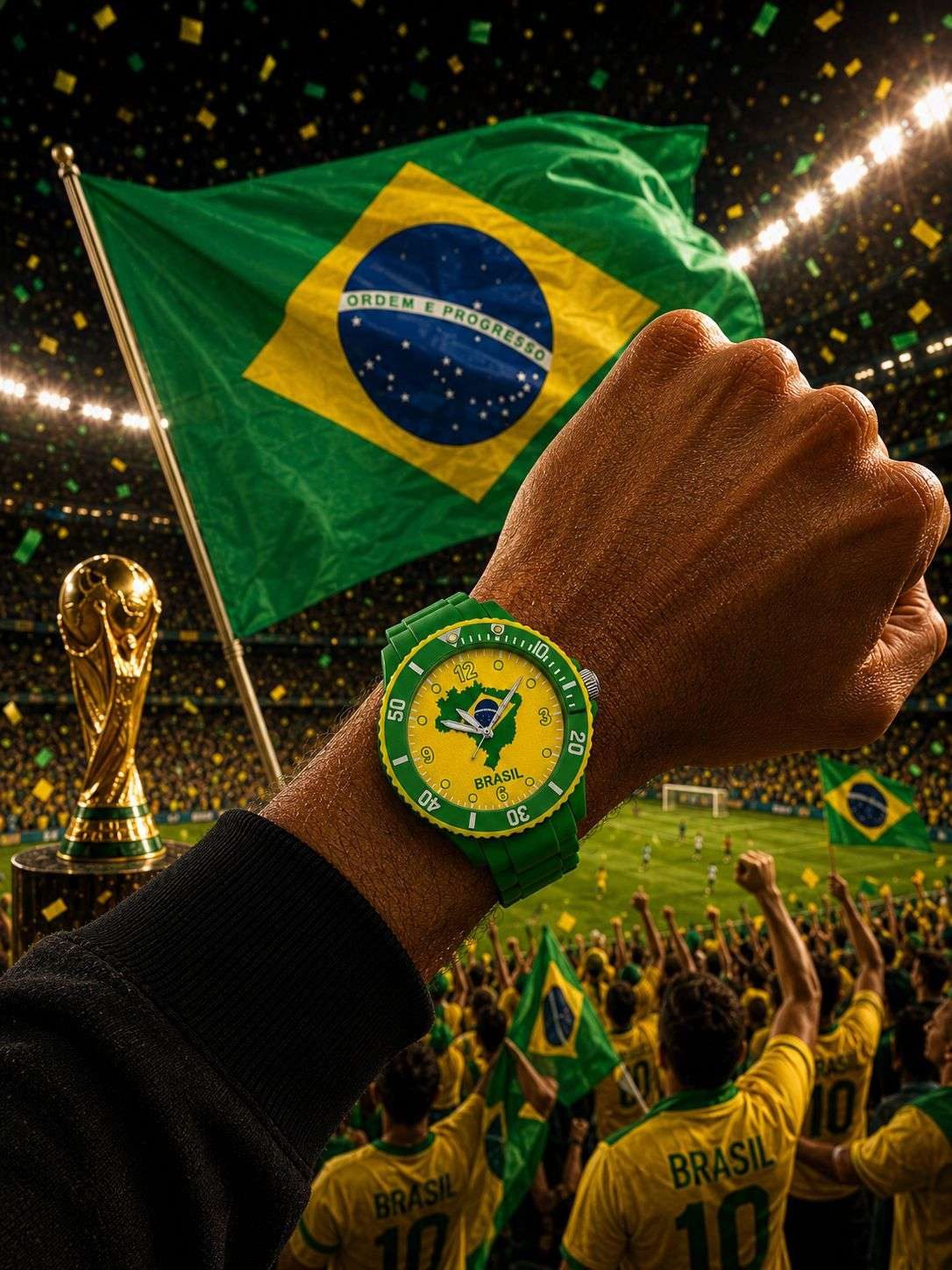 Taffstyle Quarzuhr Fußball WM Fan Armbanduhr Länderflaggen Silikonuhr Quarz Unisex, (Sportliche Fußballuhr mit Länderflaggen und flexiblem Silikonarmband), ideal auch als Geschenk
