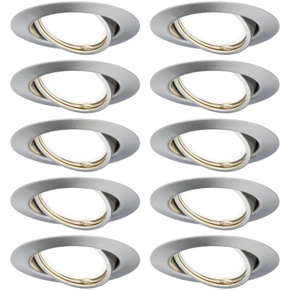 Paulmann LED Einbauleuchte EBL Base schwenkbar max10x10W GU10 230V 51mm Eisen 93399