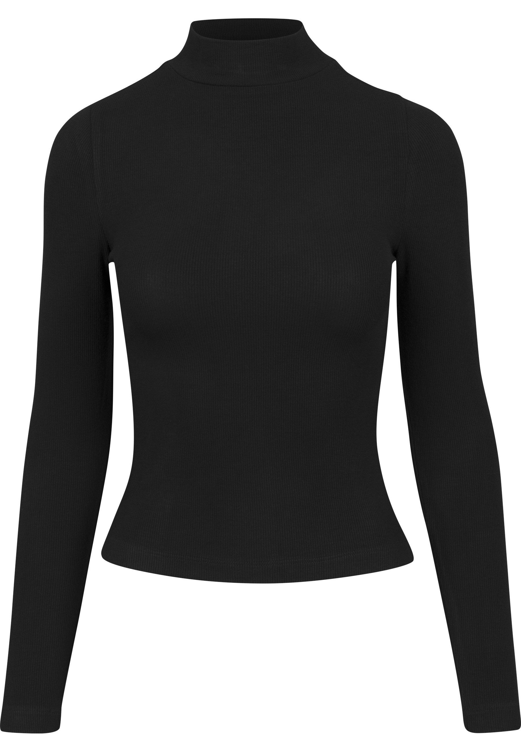 T-Shirt Urban Classics Damen Ladies Turtleneck Longsleeve