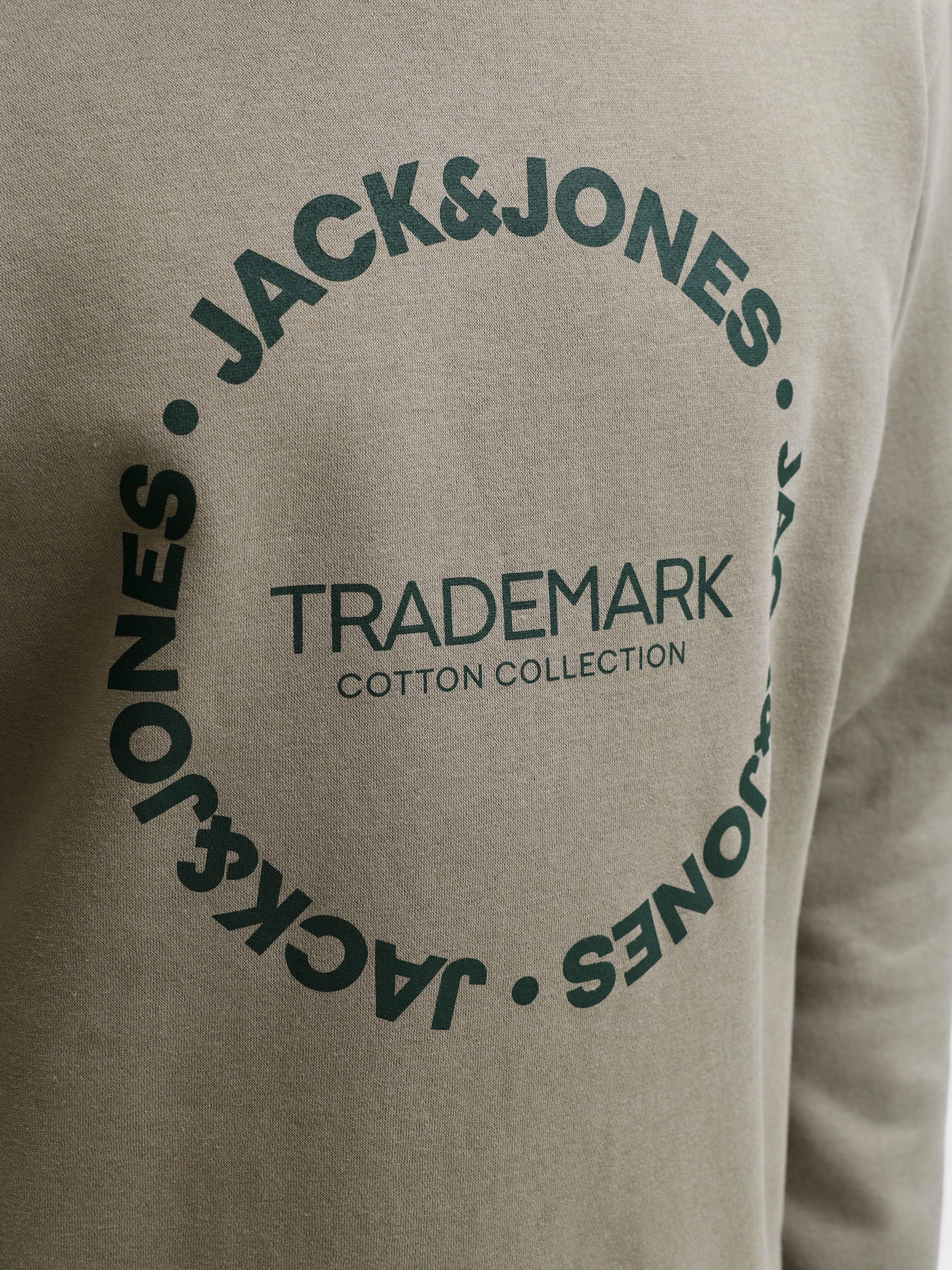 Jack & Jones Sweatshirt JJBENSON SWEAT CREW NECK Materialmix, regular fit – Bild 4 von 5