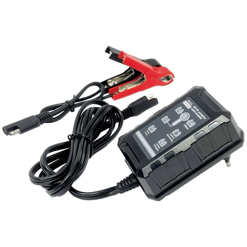 BAAS parts Automatiklader Blei/Gel/Lithium 1.5A BA150 Autobatterie-Ladegerät (Ladeüberwachung, Ladungserhaltung)