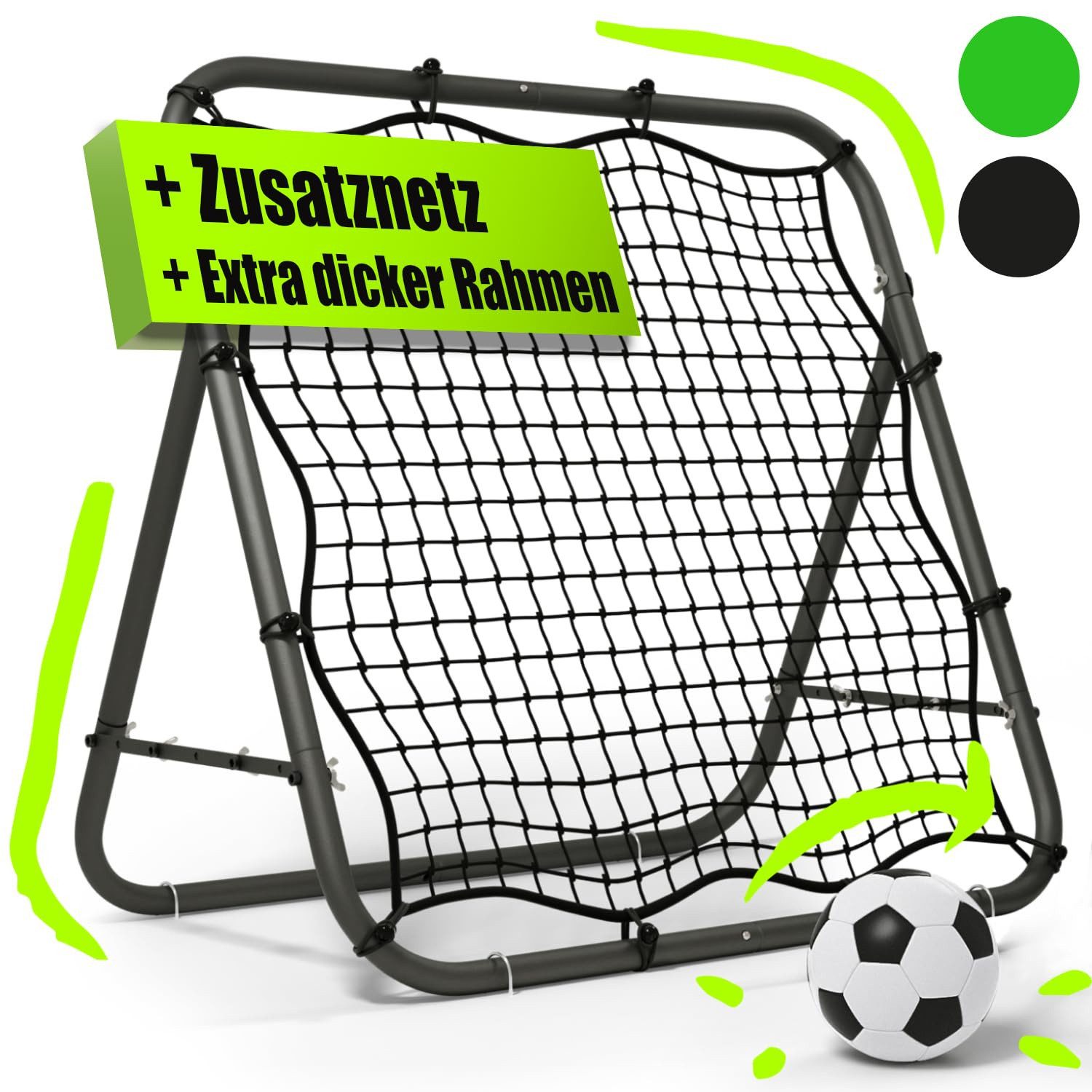 Bentson Rebounder Fußball Rebounder Kinder Und Profis mit Ersatznetz