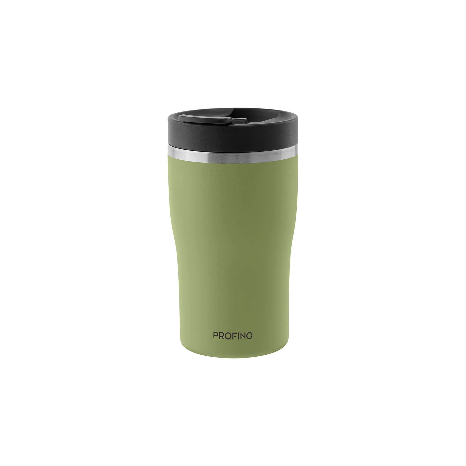 Profino Thermobecher BARISTA, salbei, Edelstahl, Kunststoff