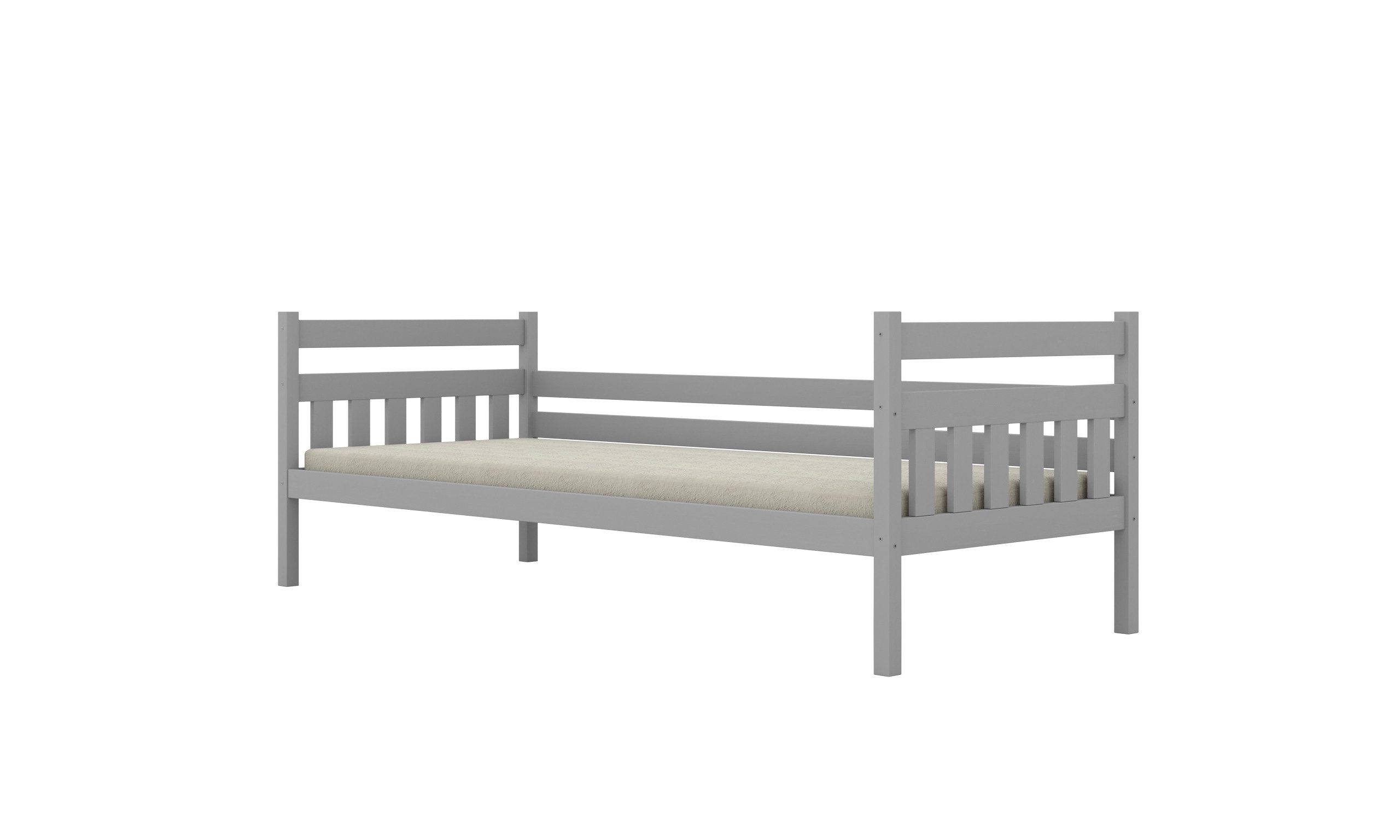 Raumhirsch Furniture Kinderbett Dawid – Jugendbett Kinderzimmer (Bett für Jungs & Mädchen, Einzelbett und Lattenrost), verschiedene Farben