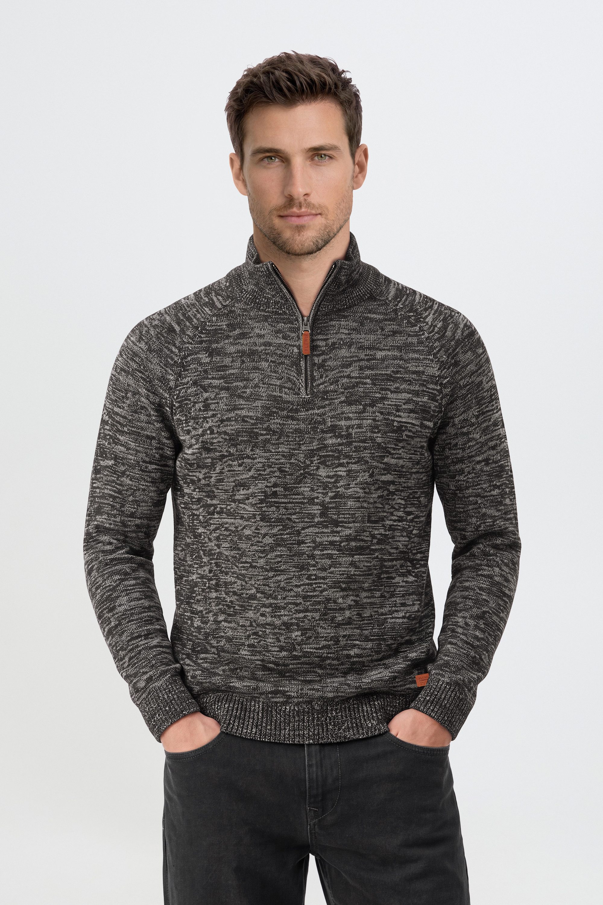 Blend Troyer BHDanovan Strickpullover in MeLange-Optik