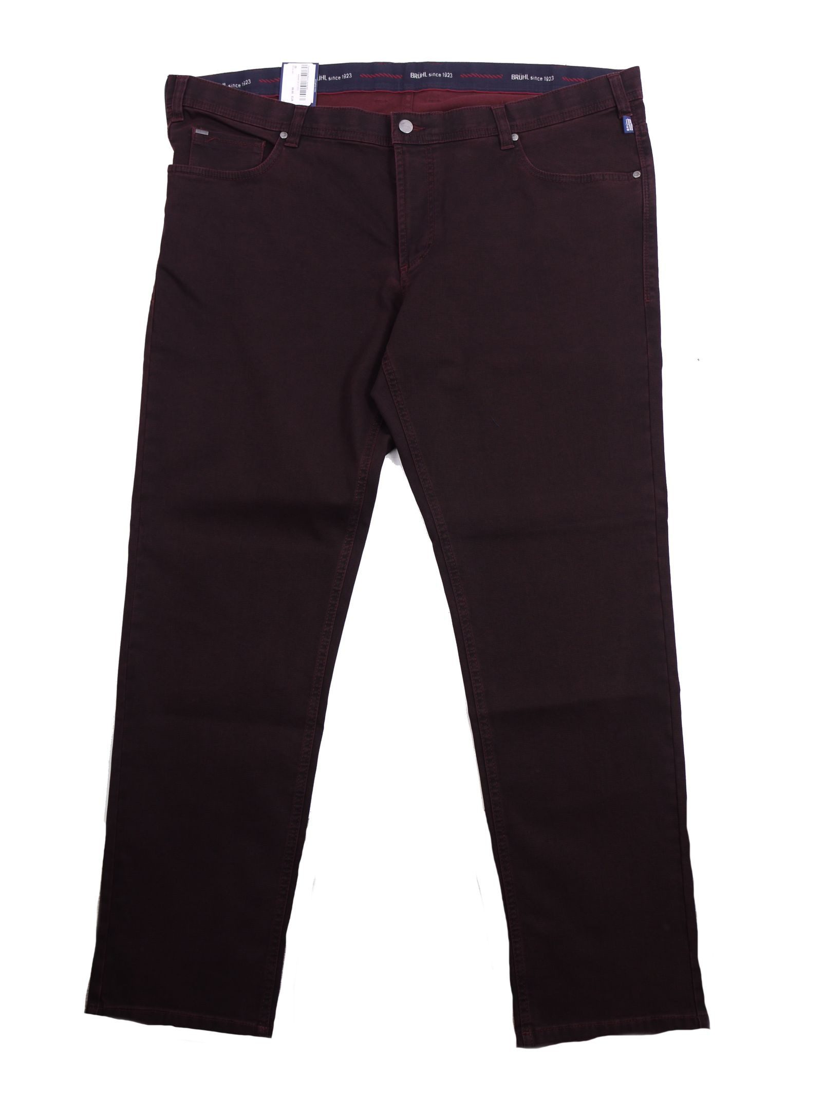 Brühl 5-Pocket-Hose Freizeithose in großen Größen von Brühl, bordeaux