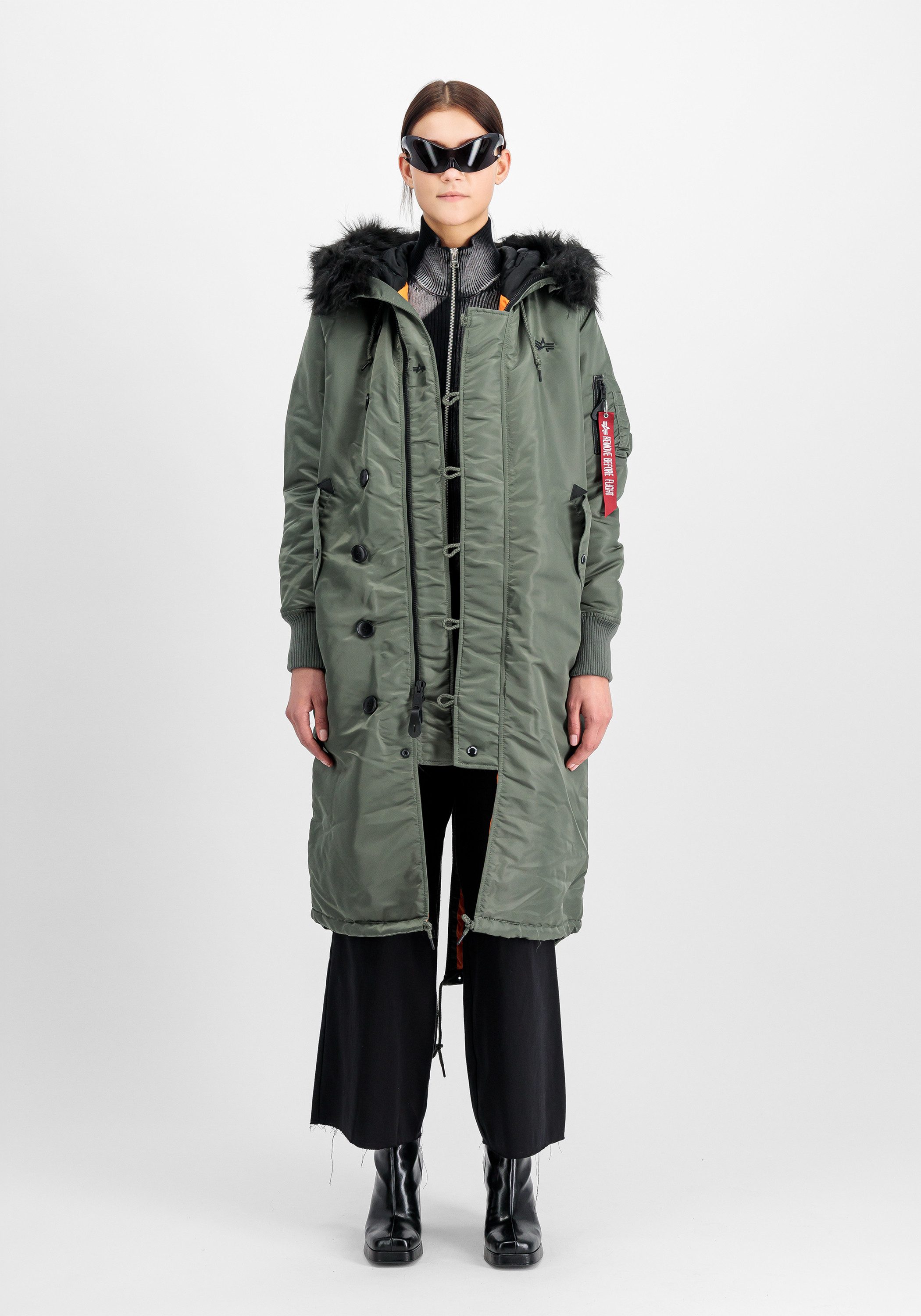 Alpha Industries Winterjacke Long Fishtail W