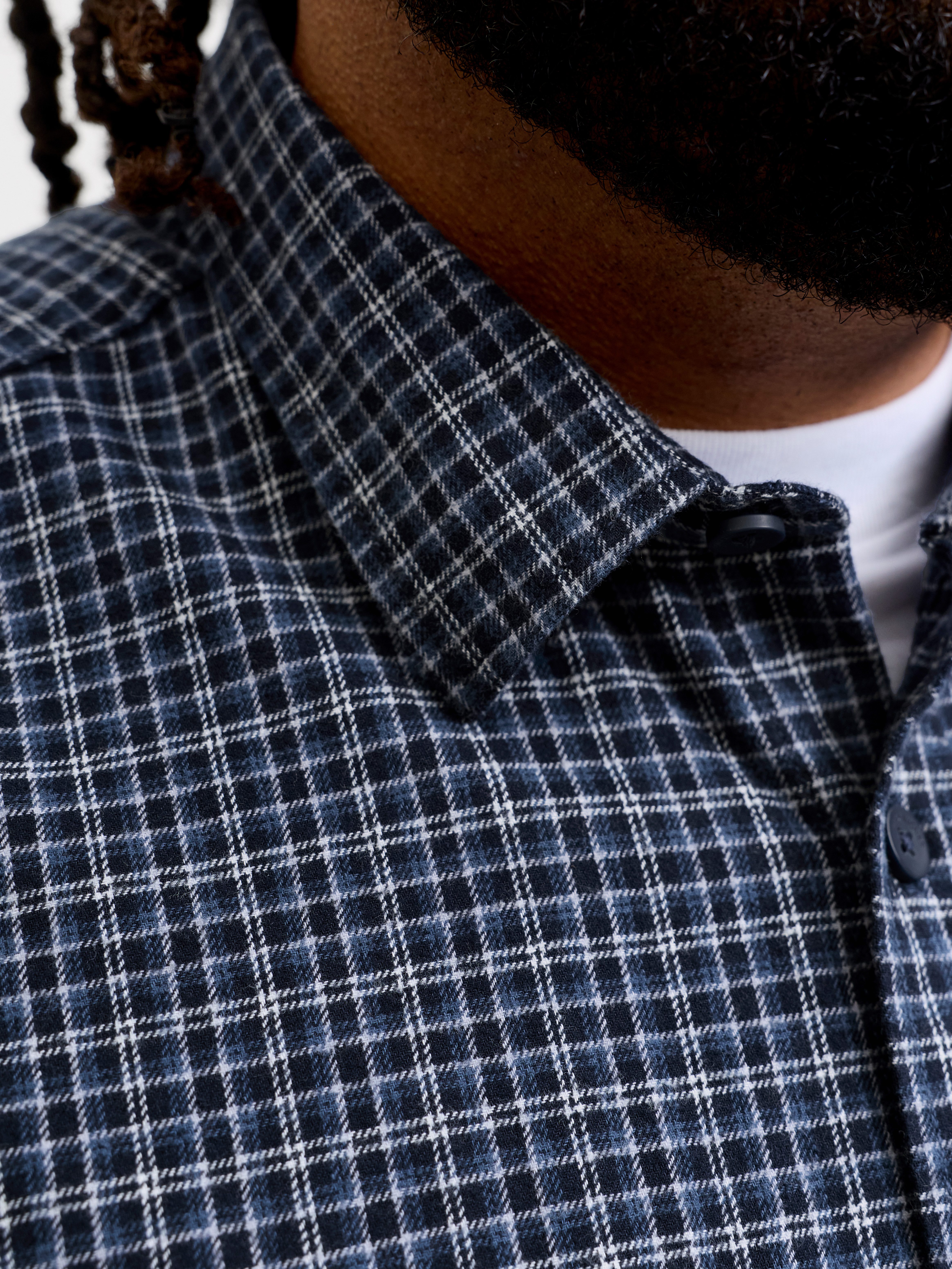 Jack & Jones PlusSize Langarmhemd JJCARTER CHECK SHIRT LS SN PLS Baumwolle, relaxed fit – Bild 2 von 5