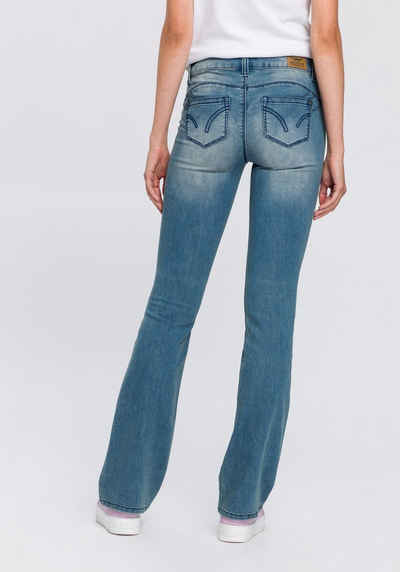 Arizona Bootcut-Jeans »Shaping« Mid Waist