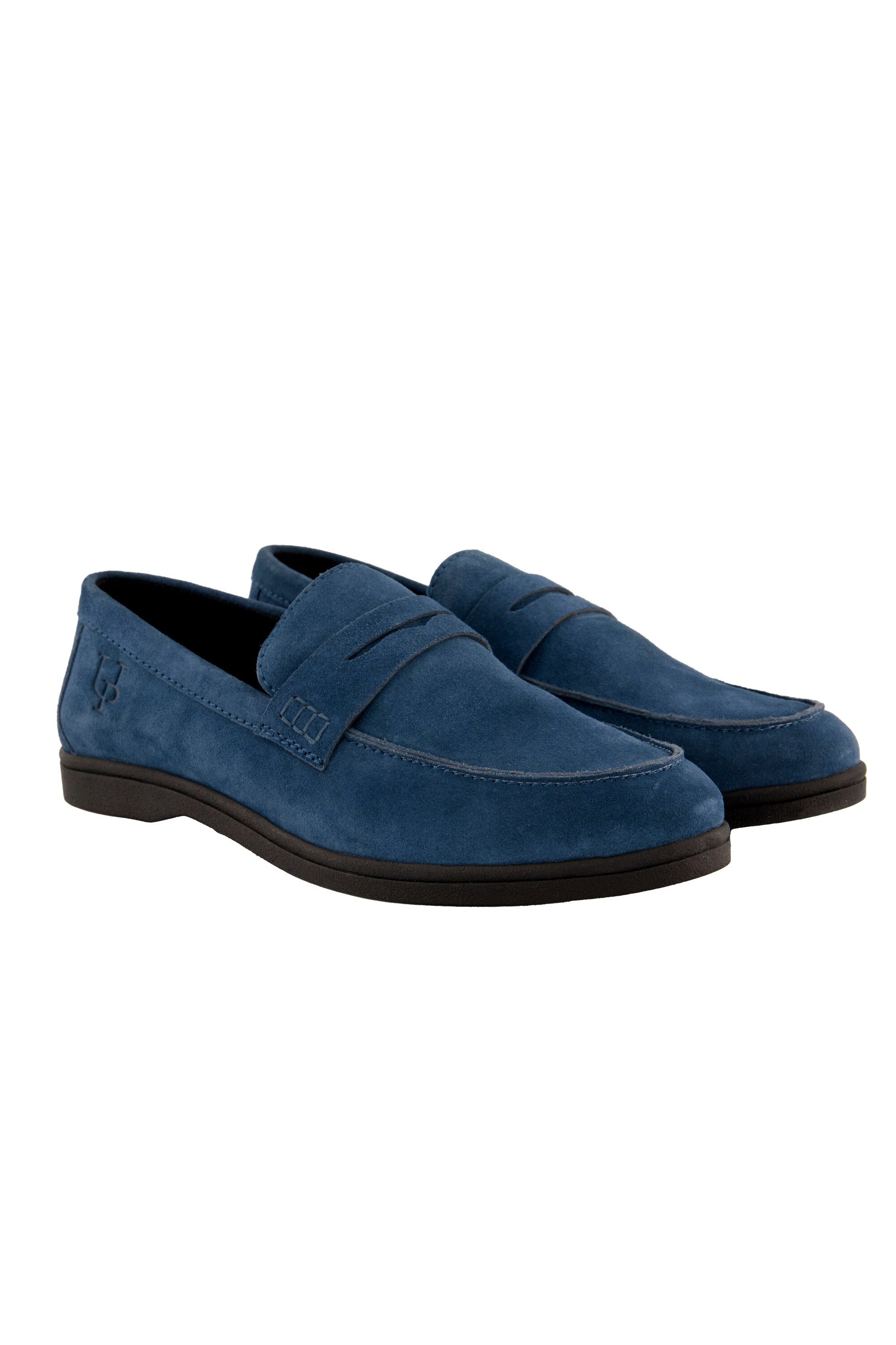 Ulla Popken Leder-Loafer Blockabsatz Weite H günstig online kaufen