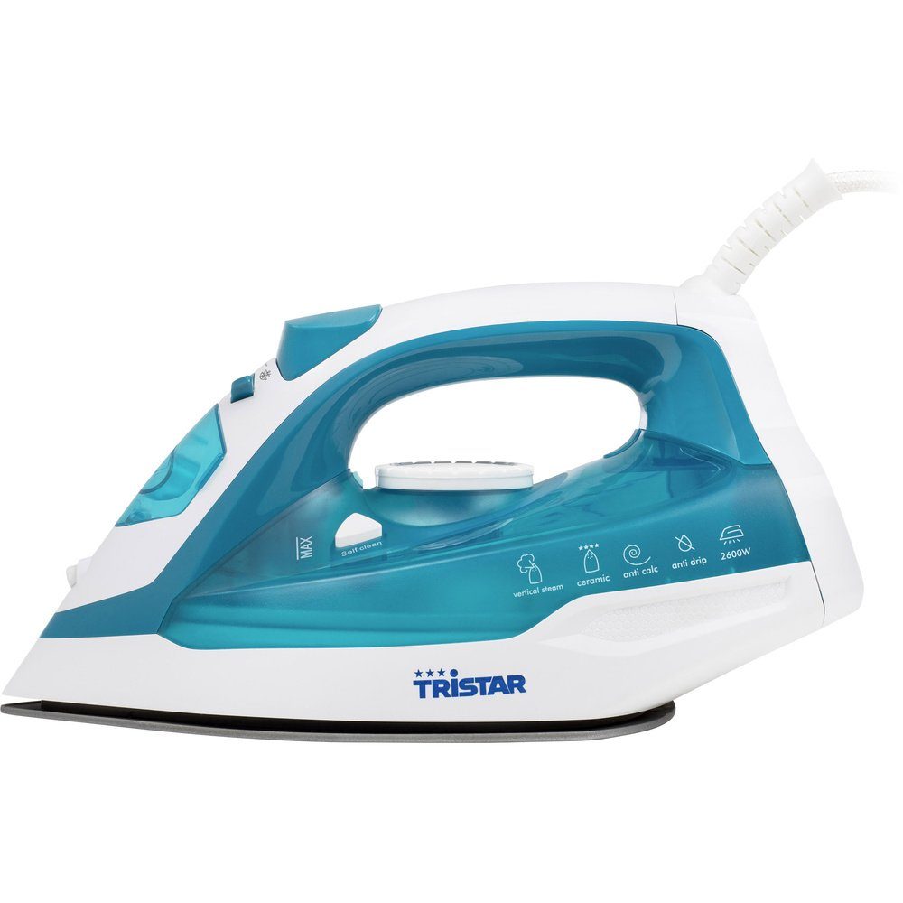 Tristar Dampfbügeleisen Tristar ST-8320 Dampfbügeleisen Weiß, Blau 2600 W, 2600.00 W
