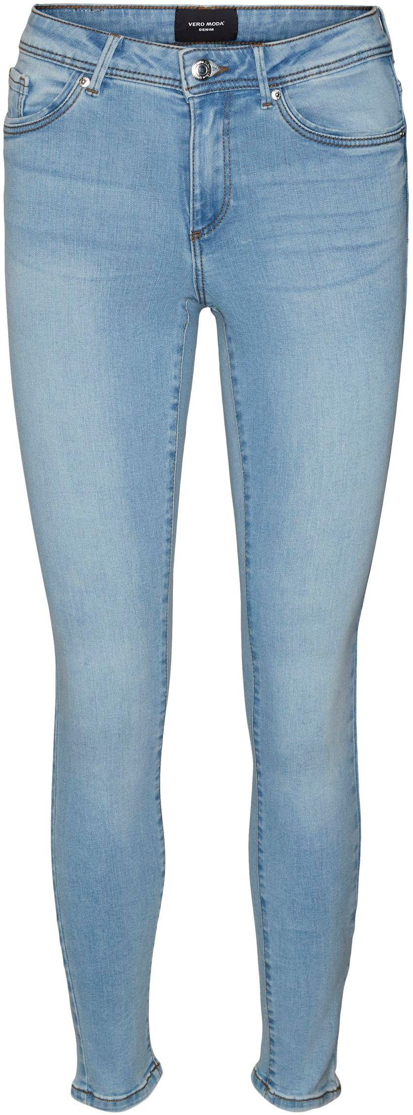 Skinny-fit-Jeans VMTANYA MR S PIPING JEANS VI352 GA NOOS