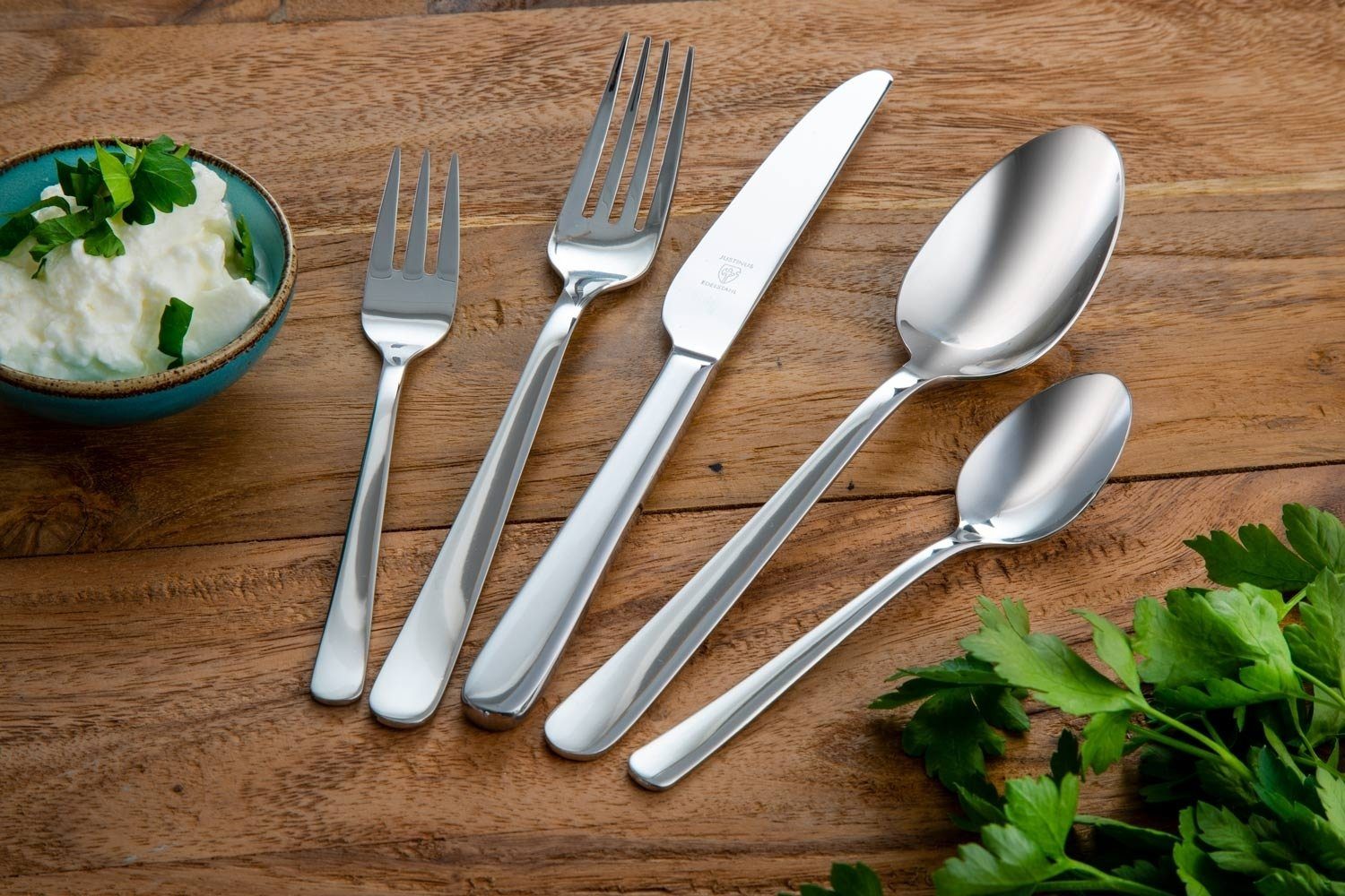 Justinus Besteck-Set STYLE ART, 30-teilig, 6 Personen, Edelstahl (30-tlg), 6 Personen, Edelstahl