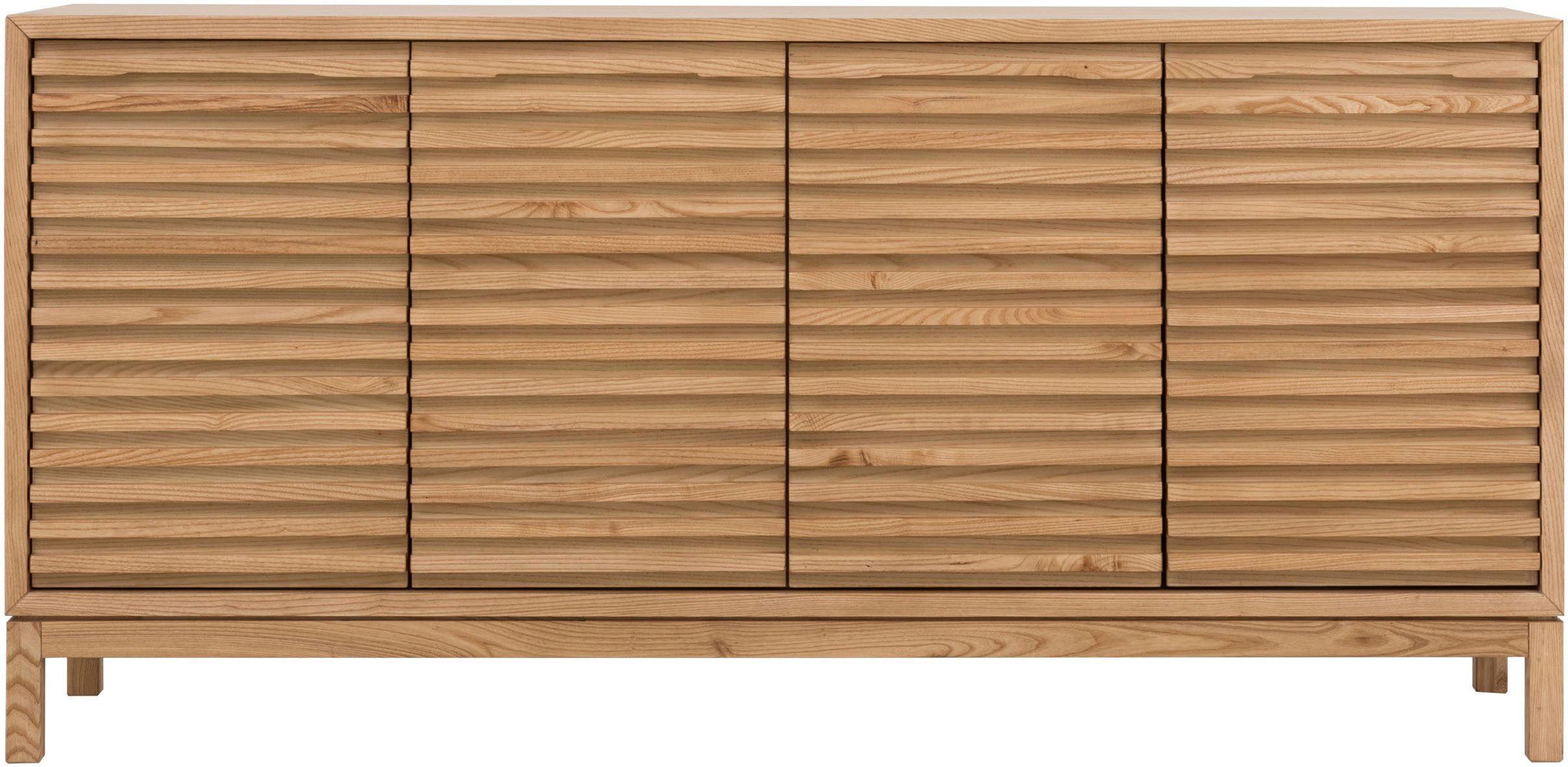 andas Sideboard Tanner 4-türiges Sideboard aus Eschenholz (1 St)