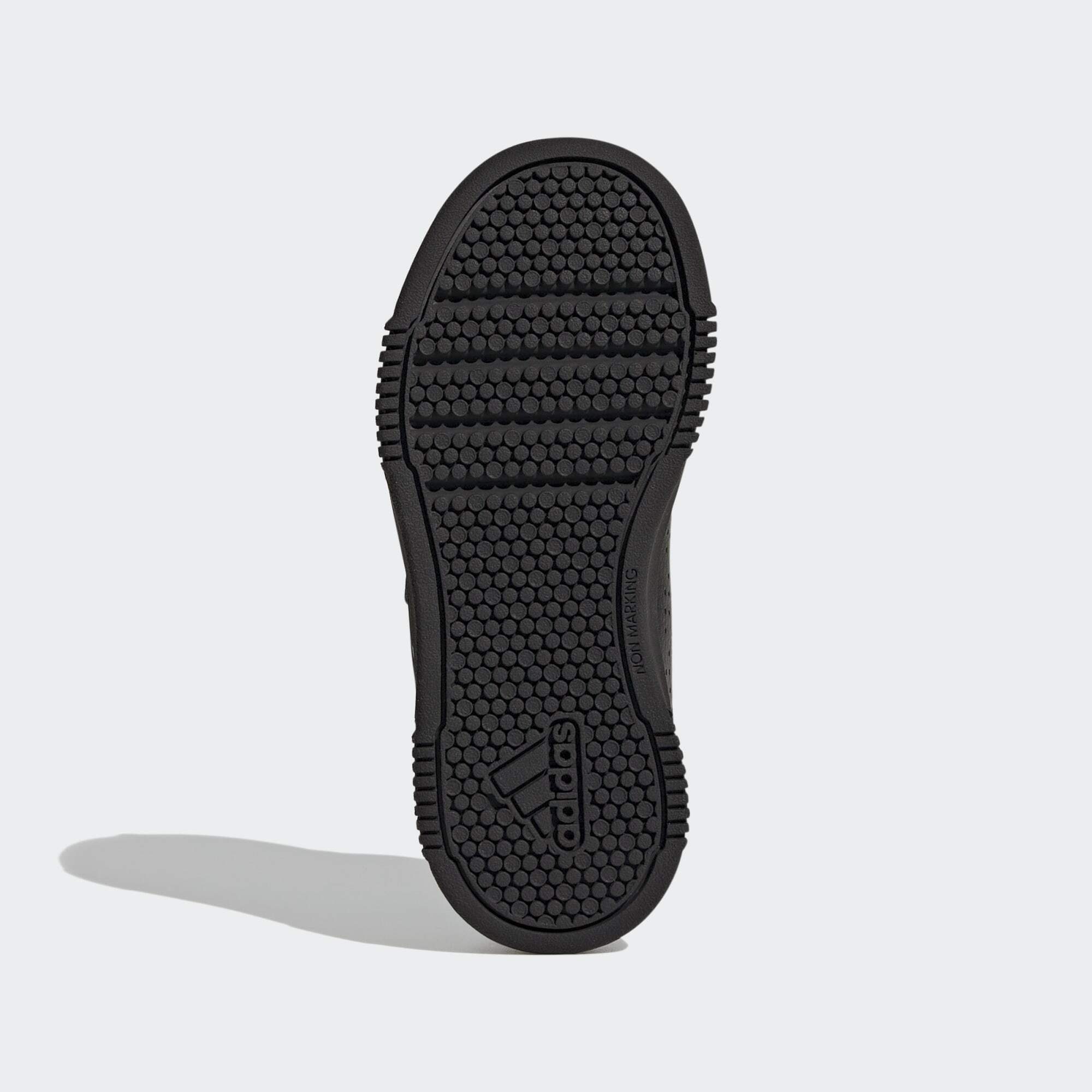 LOOP HOOK / Black Core SCHUH adidas TENSAUR Black Sneaker Sportswear AND Six / Core Grey