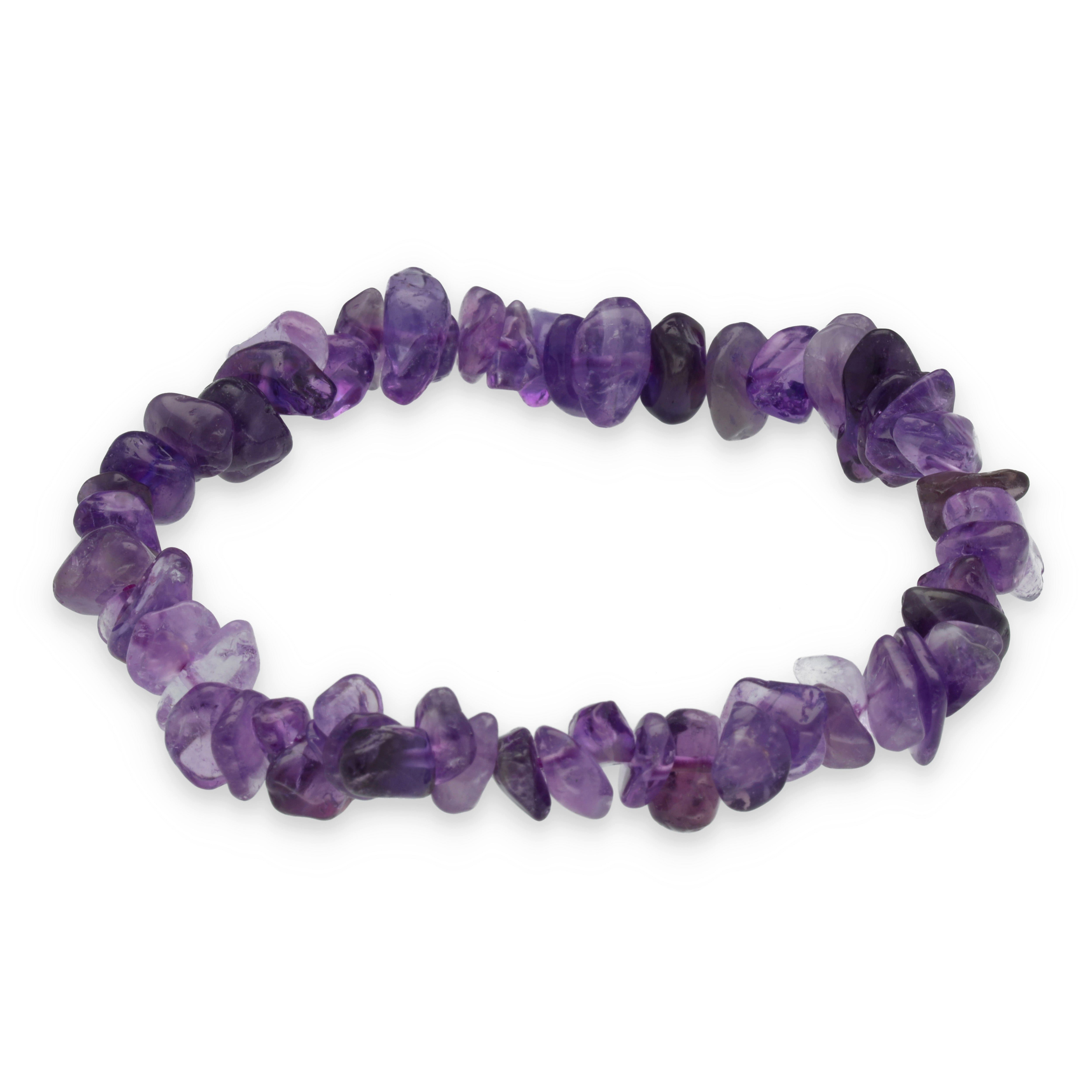 Lebensquelle Plus Perlenarmband Set Amethyst Splitterarmband