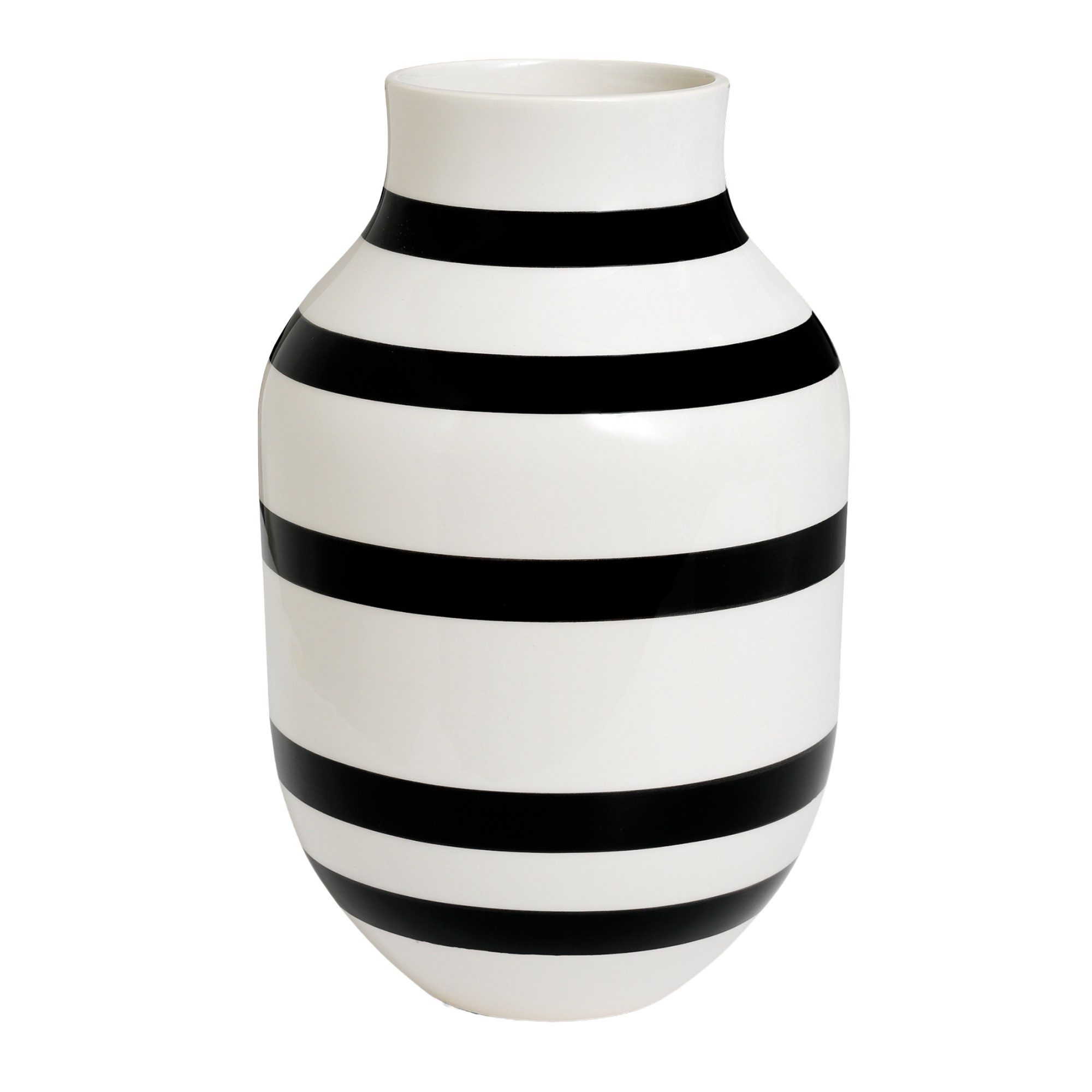Kähler Dekovase Kähler Omaggio Vase H31 cm Schwarz