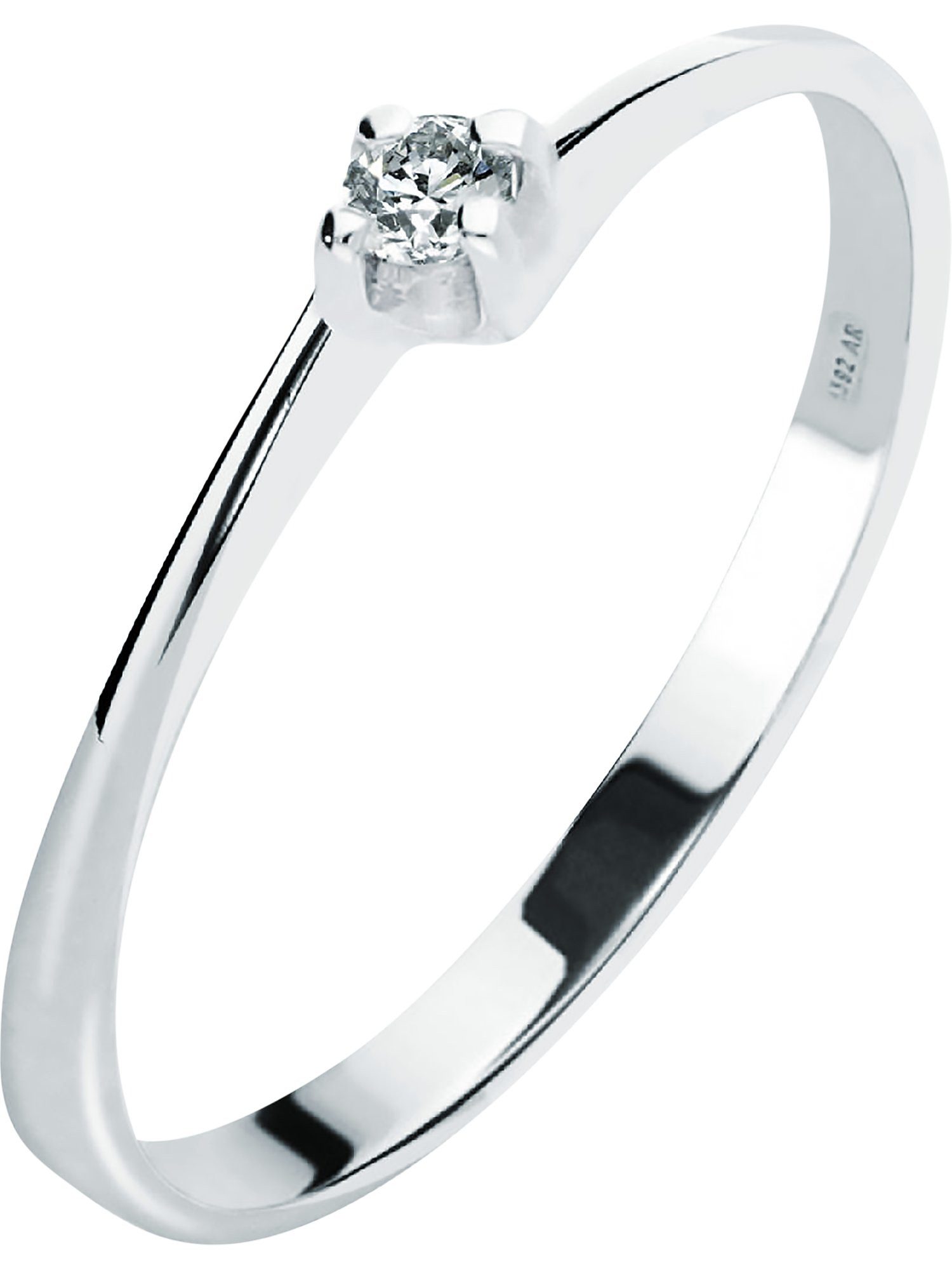 CHRIST Diamantring CHRIST Damen-Damenring 375er Weißgold günstig online kaufen