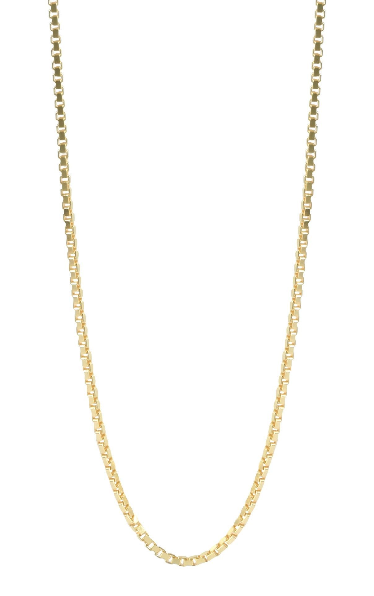Adelia´s Gliederkette Halskette – Venezianerkette aus 333 Gold 40 cm, Ein stilvolles Geschenk für besondere Momente
