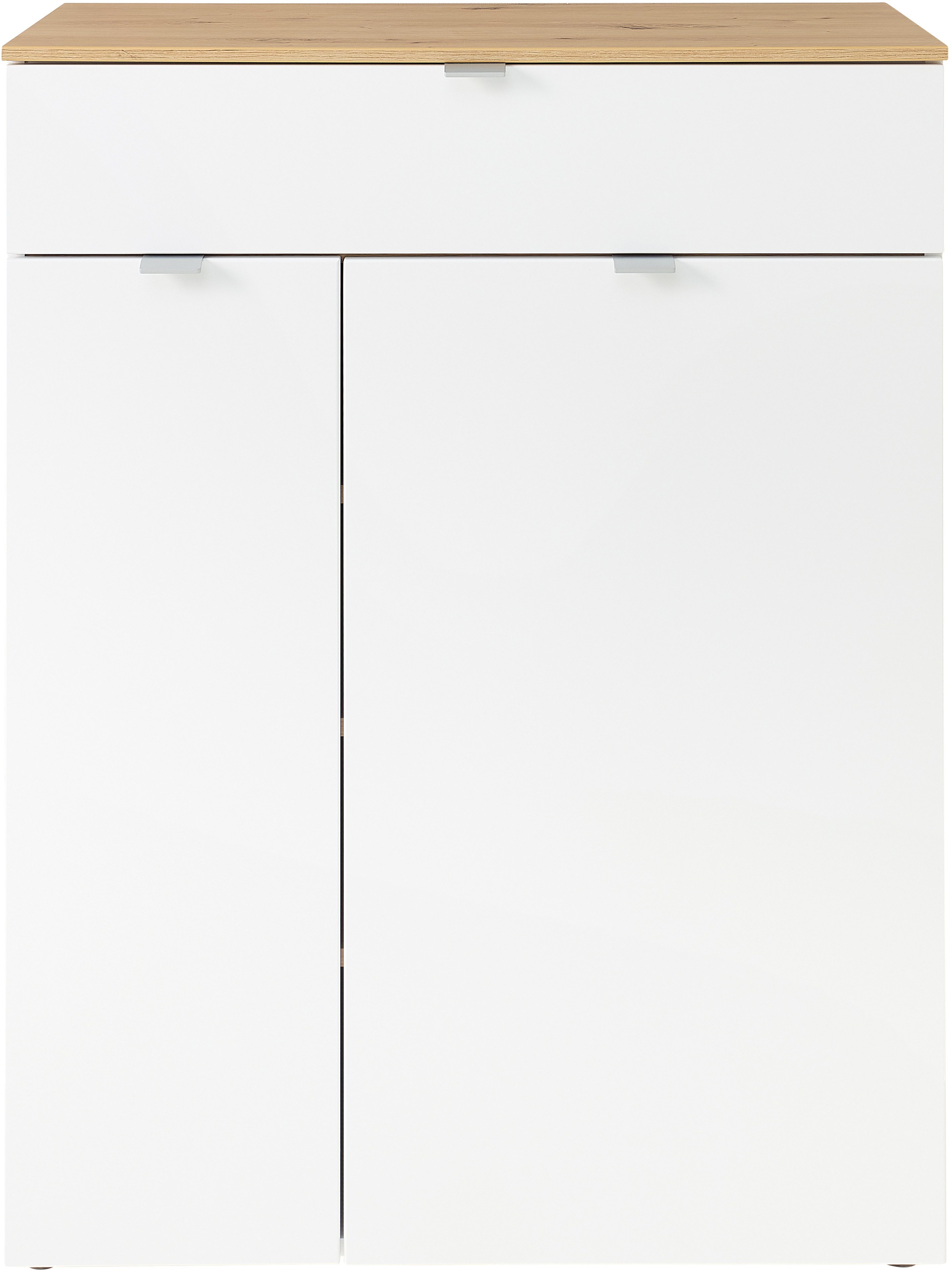 Innostyle Schuhschrank Bari Schuhschrank mit Schubkasten, BxHxT 78x103x38 cm (1-St) 2 türig, 1 Schübkasten, 4 Fächer, Softclose, ABS Kantenschutz