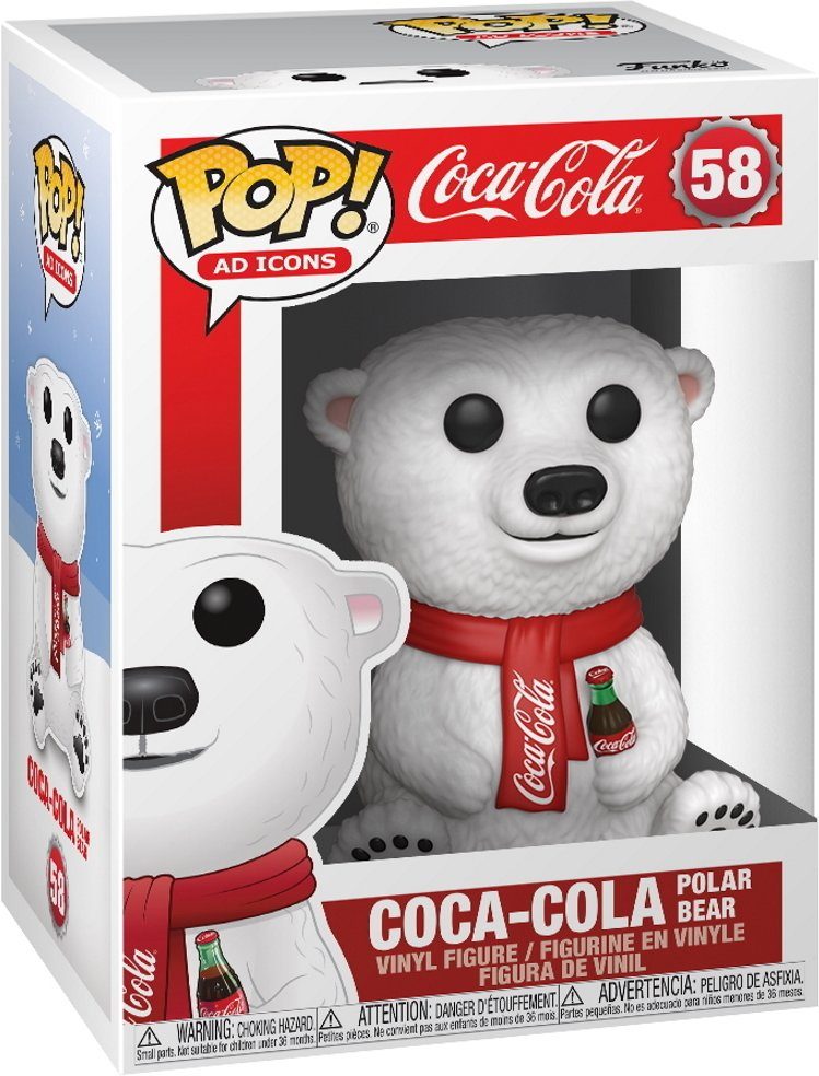 Funko Spielfigur Coca Cola - Coca-Cola Polar Bear Bär 58 Pop!