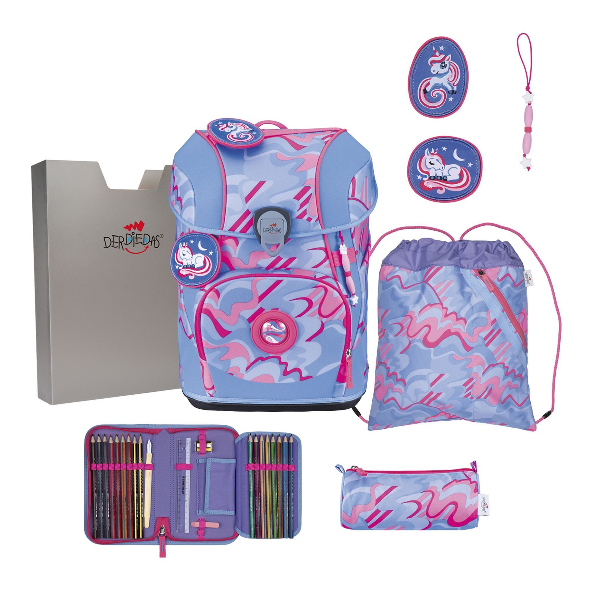 DerDieDas® Schulranzen ErgoFlex Tiny (8-tlg), PET