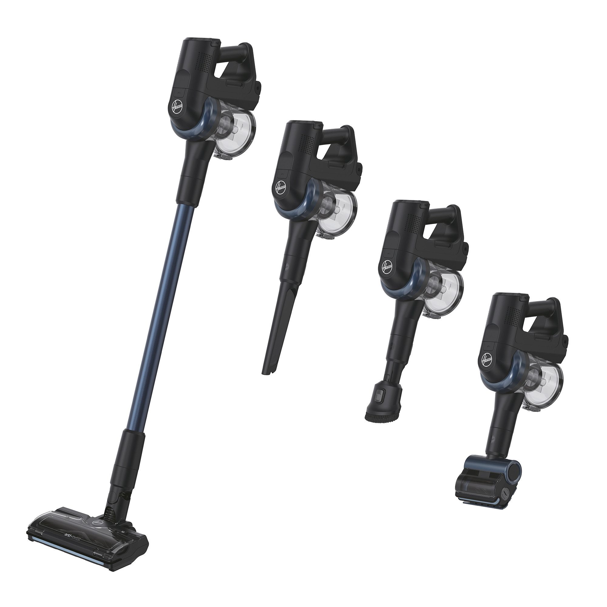 Hoover Akku-Saugwischer HF410YP3 011, 240 W, beutellos, ANTI-TWIST, Herausnehmbare und waschbare Filter