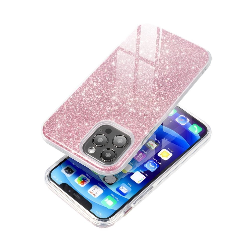 COFI 1453 Handyhülle Shining Hülle für XIAOMI Redmi Note 15 Pro 4G Rosa Case Stoßfest 6,77 Zoll, Funkelnde Glitzeroberfläche mit Glamour-Effekt – Bild 3 von 4