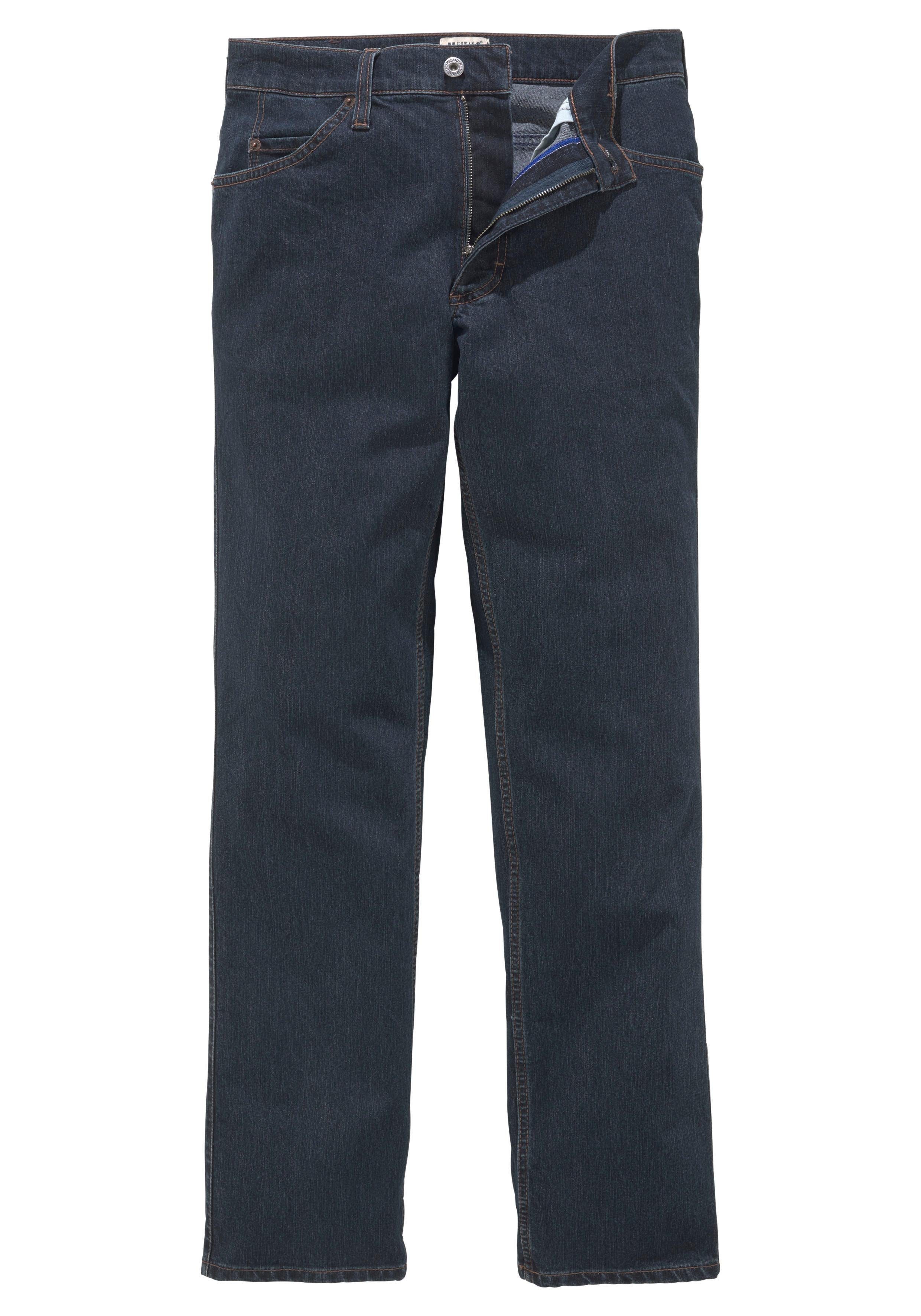 Straight MUSTANG dark-blue Style Tramper 5-Pocket-Jeans