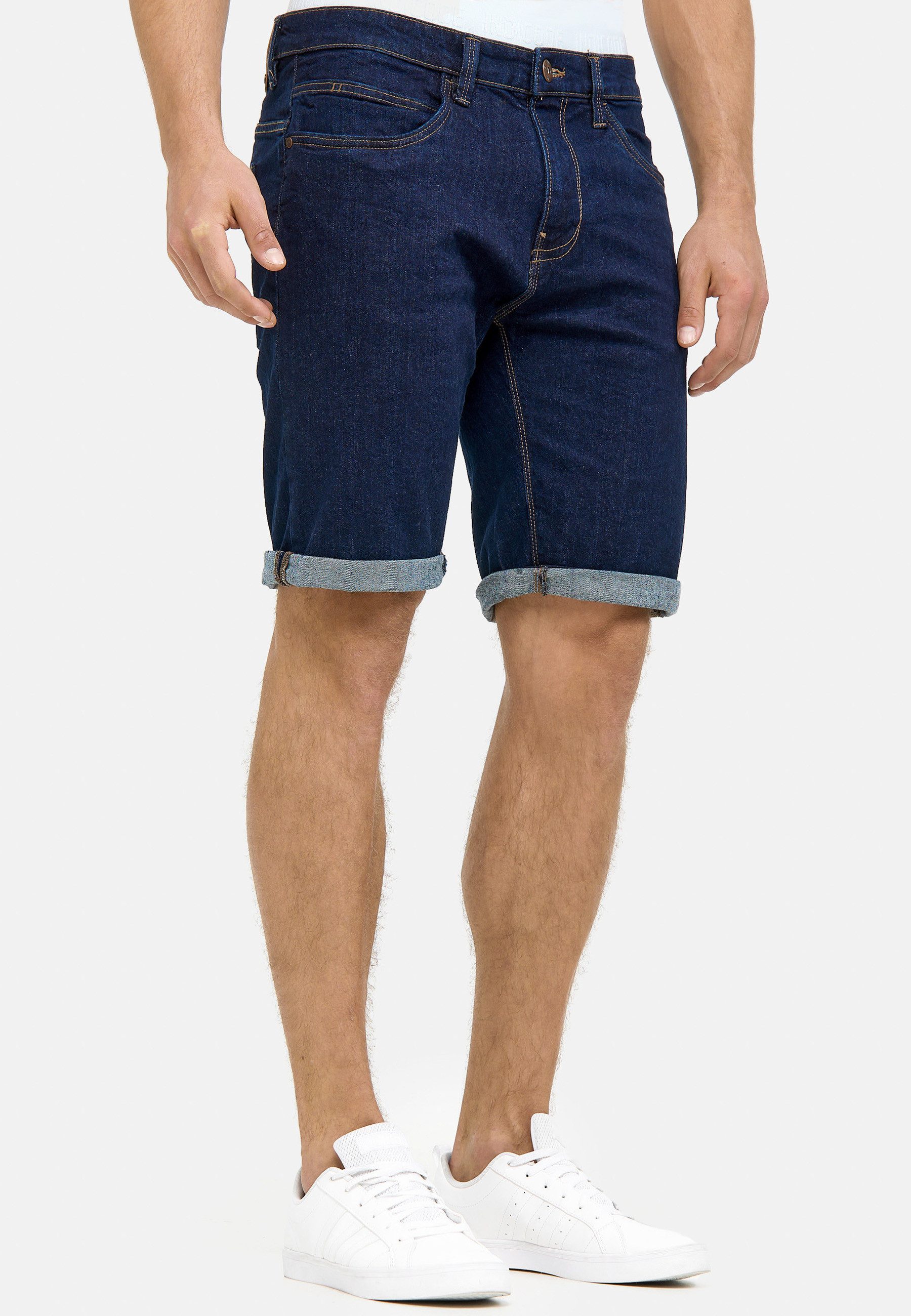 INDICODE Jeansshorts Herren Caden Jeans Shorts Herrenshorts mit 5 Taschen, Denimstyle – Bild 4 von 5