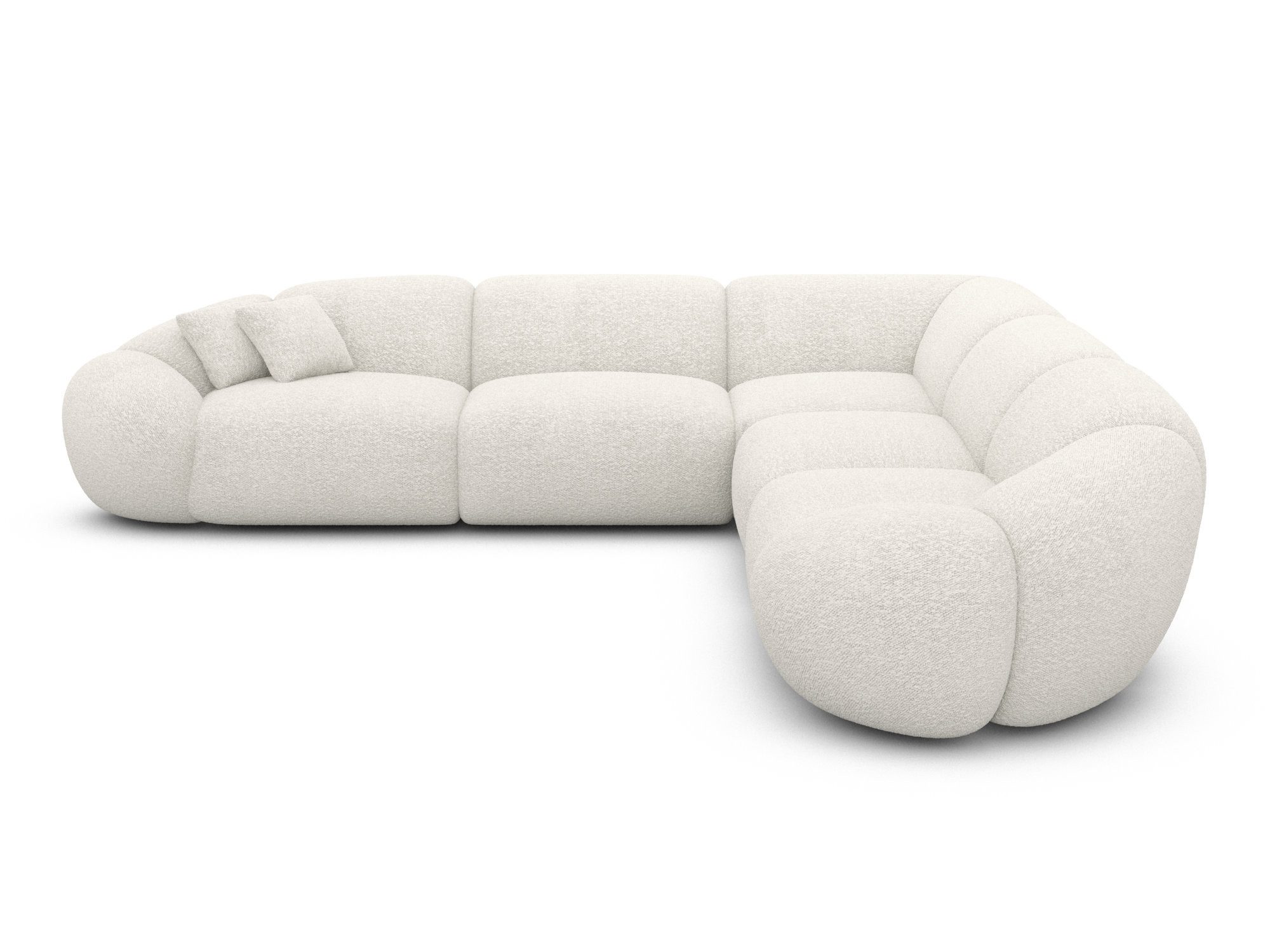 Sofa Dreams Ecksofa Polster Ecksofa Solverde L Form, Ecksofa, L-Form, Zeitloser Look in L-Form, 2 Zierkissen inklusive