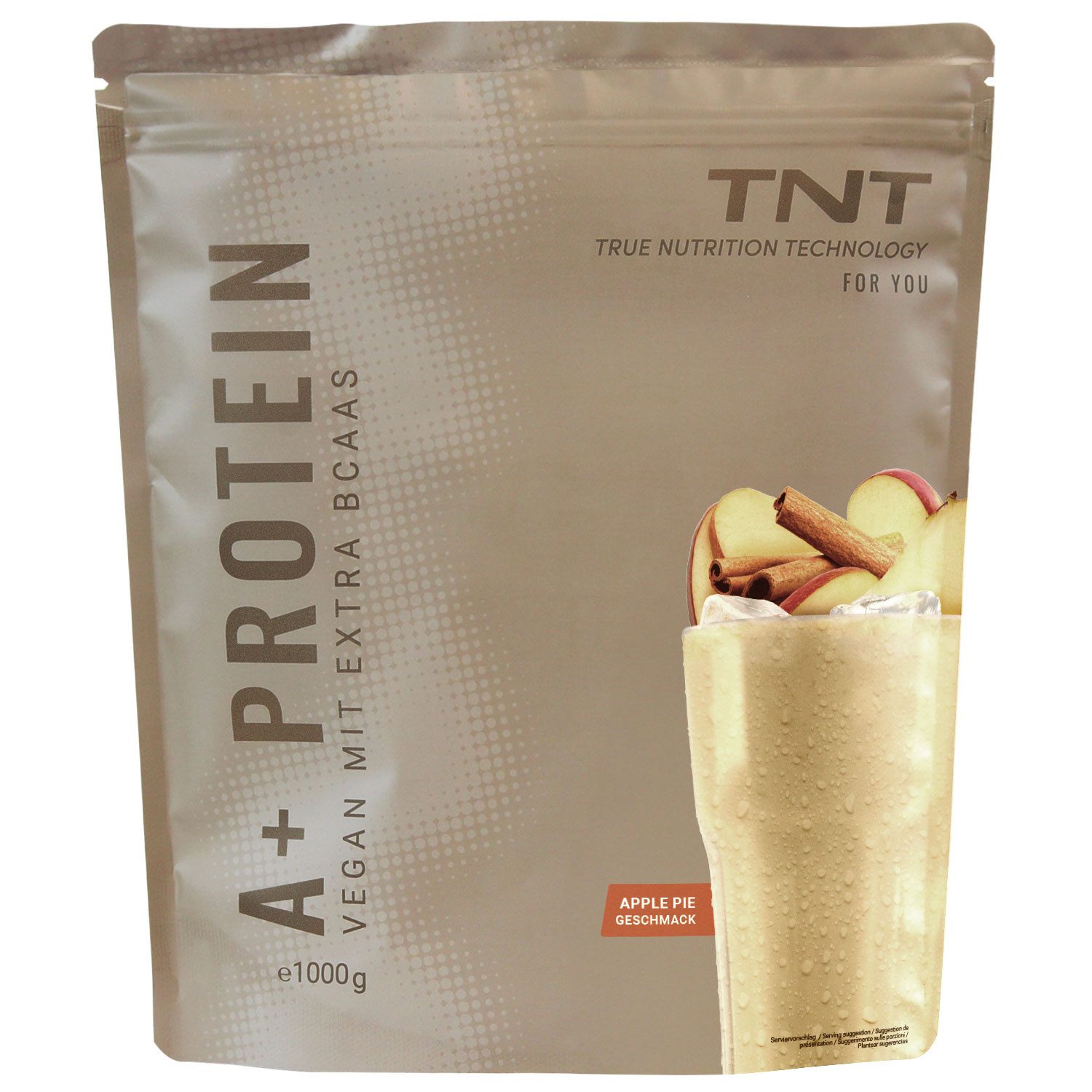 TNT (True Nutrition Technology) A+ Protein - Pflanzlicher Protein-Shake lecker wie ein Whey Pulver, 33 er