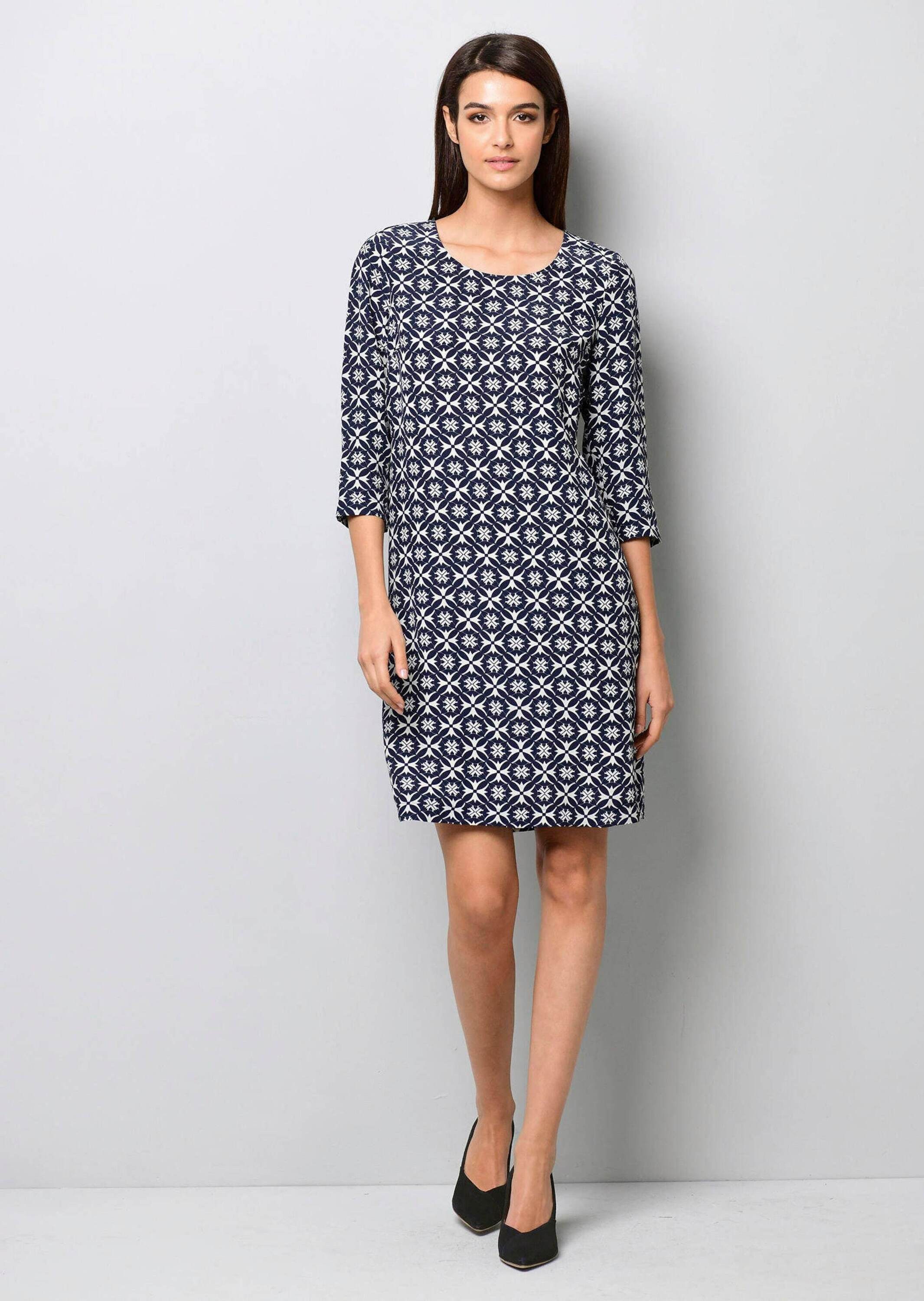Midikleid Kleid in gerader Form