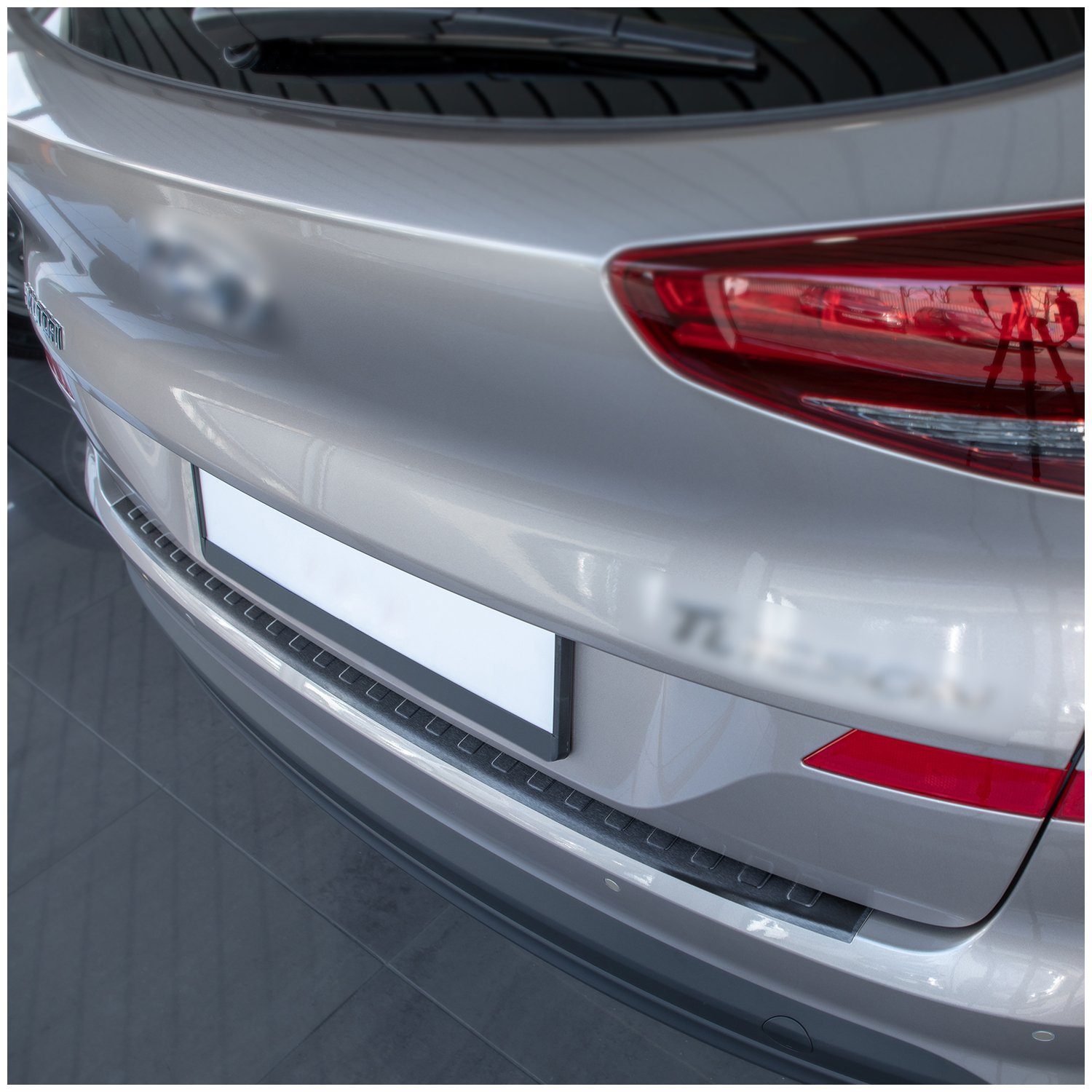 tuning-art Ladekantenschutz L366 Edelstahl passgenau für Hyundai Tucson 2 2018-2020