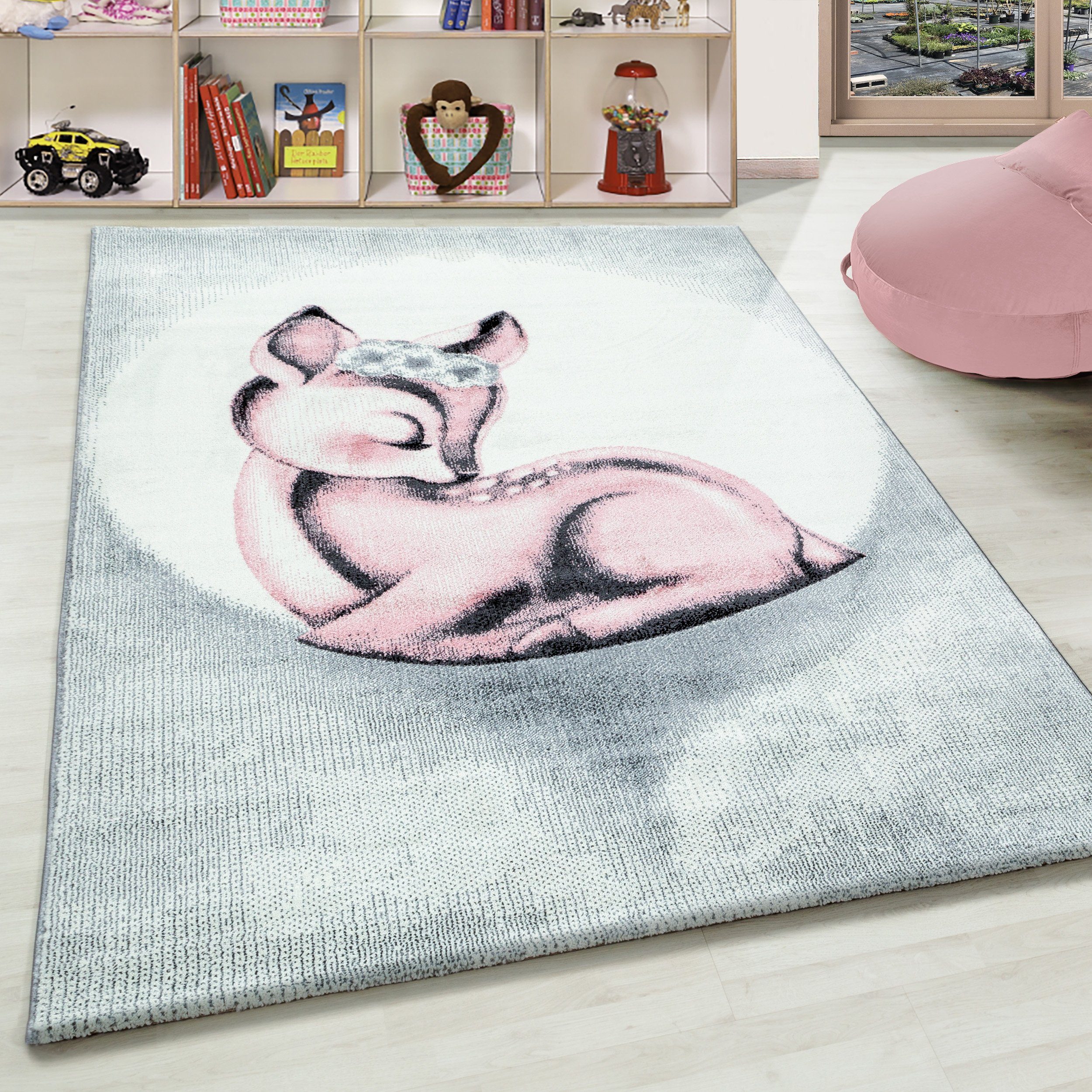 Teppium Teppich Rehkitz Design, Rechteckig, Höhe: günstig online kaufen