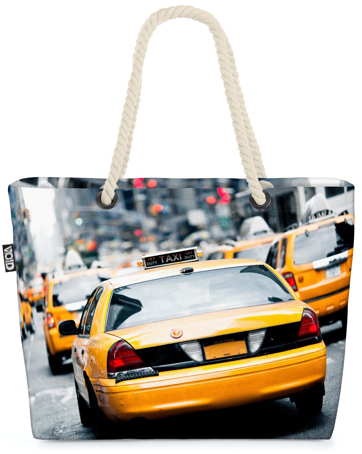 VOID Strandtasche (1-tlg), New York Taxi NYC New York City Taxi NYC love NY Cap Verkehr Usa Amer