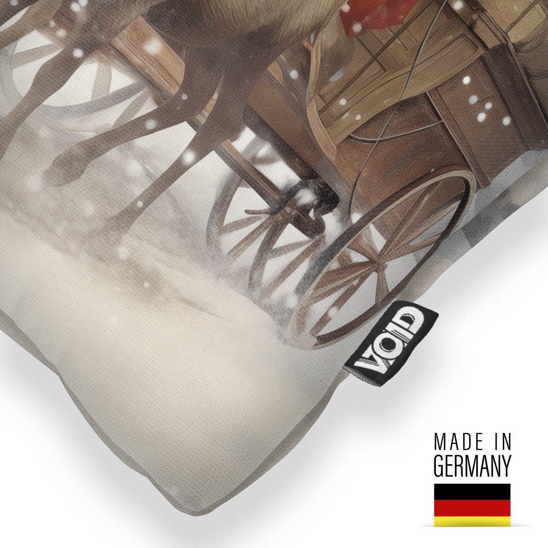 VOID Kissenbezug, (1 Stück), Nikolaus Rentier Winter nikolaus weihnachtsman günstig online kaufen