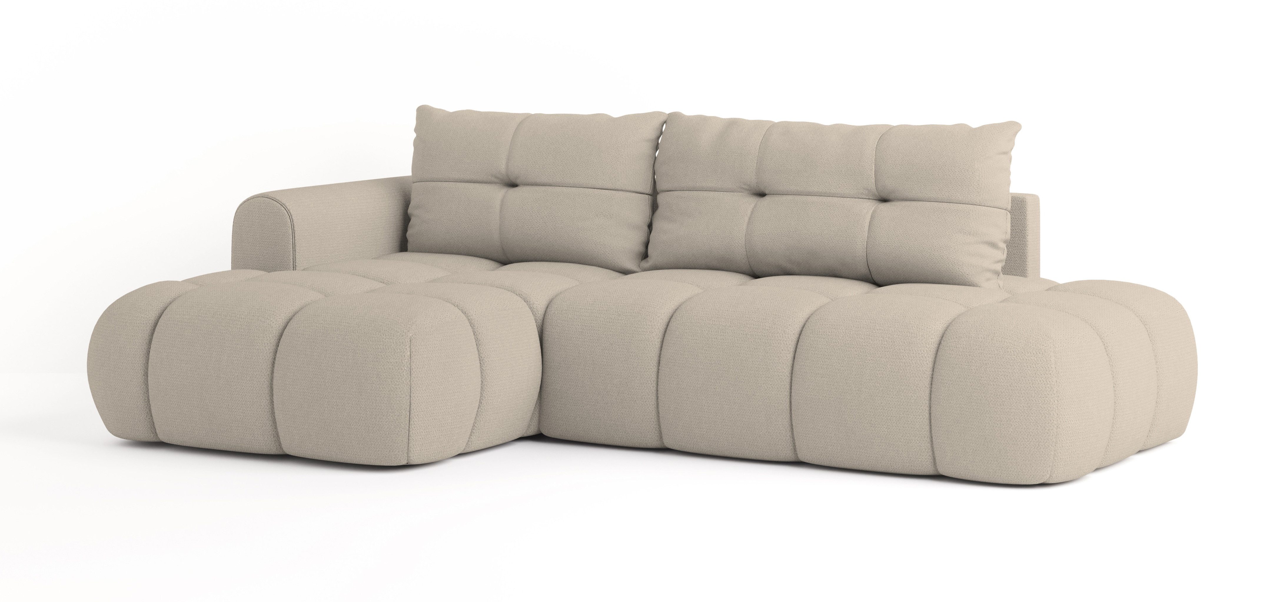 Masseno Ecksofa FLUMA mit Schlaffunktion L-Form, günstig online kaufen