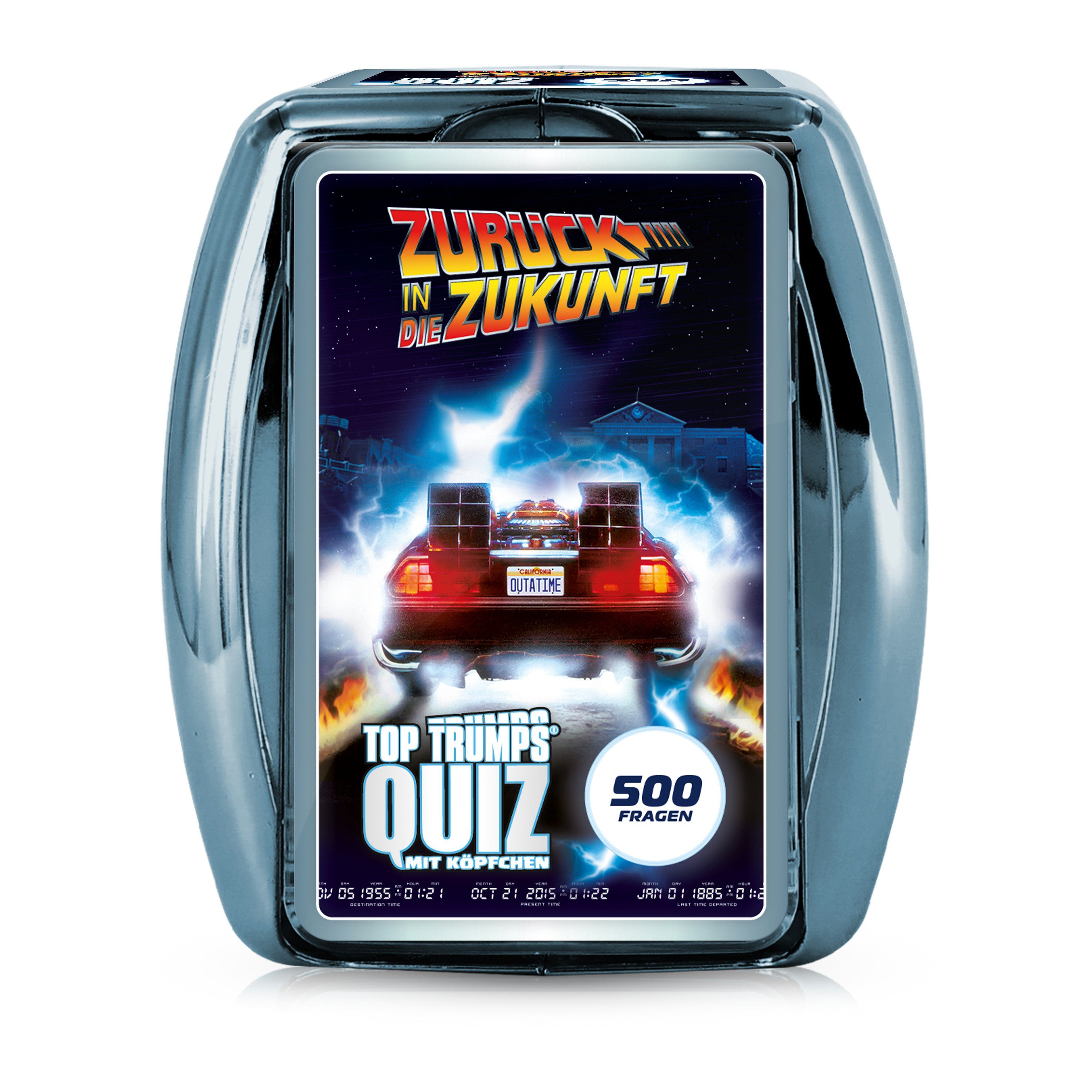 Winning Moves Spiel Top Trumps Quiz - Zurück in die Zukunft, Wissenspiel