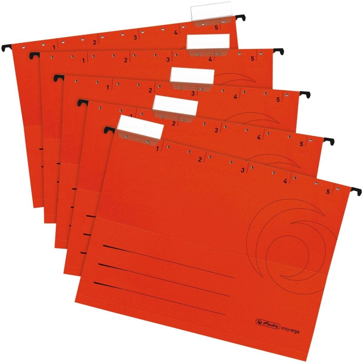 Herlitz Hefter Hängemappe 230g/qm rot VE=5 Stück