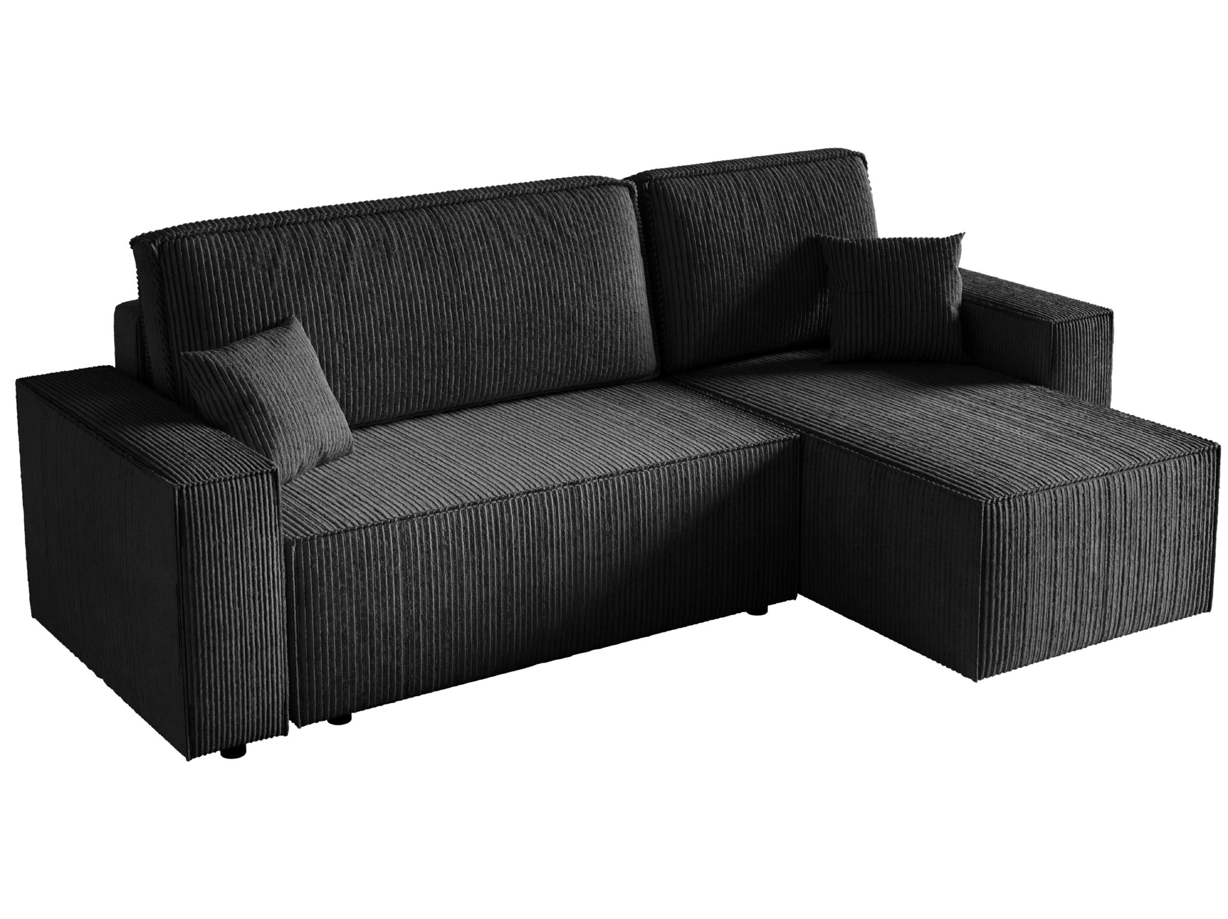Alpi-Möbel Ecksofa mit Schlaffunktion und Bettkästen CARLOS - 200x125 cm