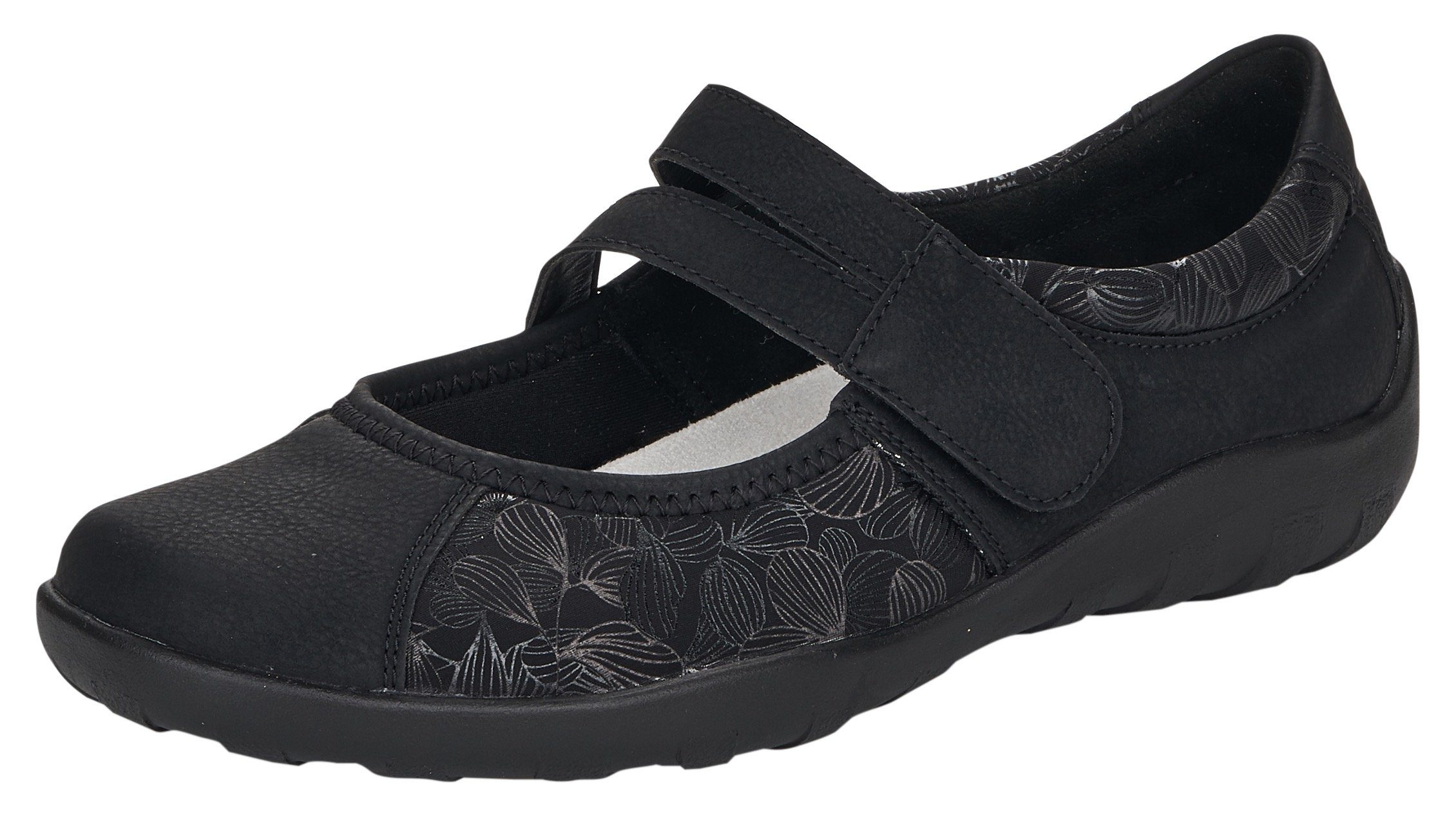 Remonte Ballerina Slipper, Schlupfschuh, Slip-On Sneaker mit dezenter Snake-Optik