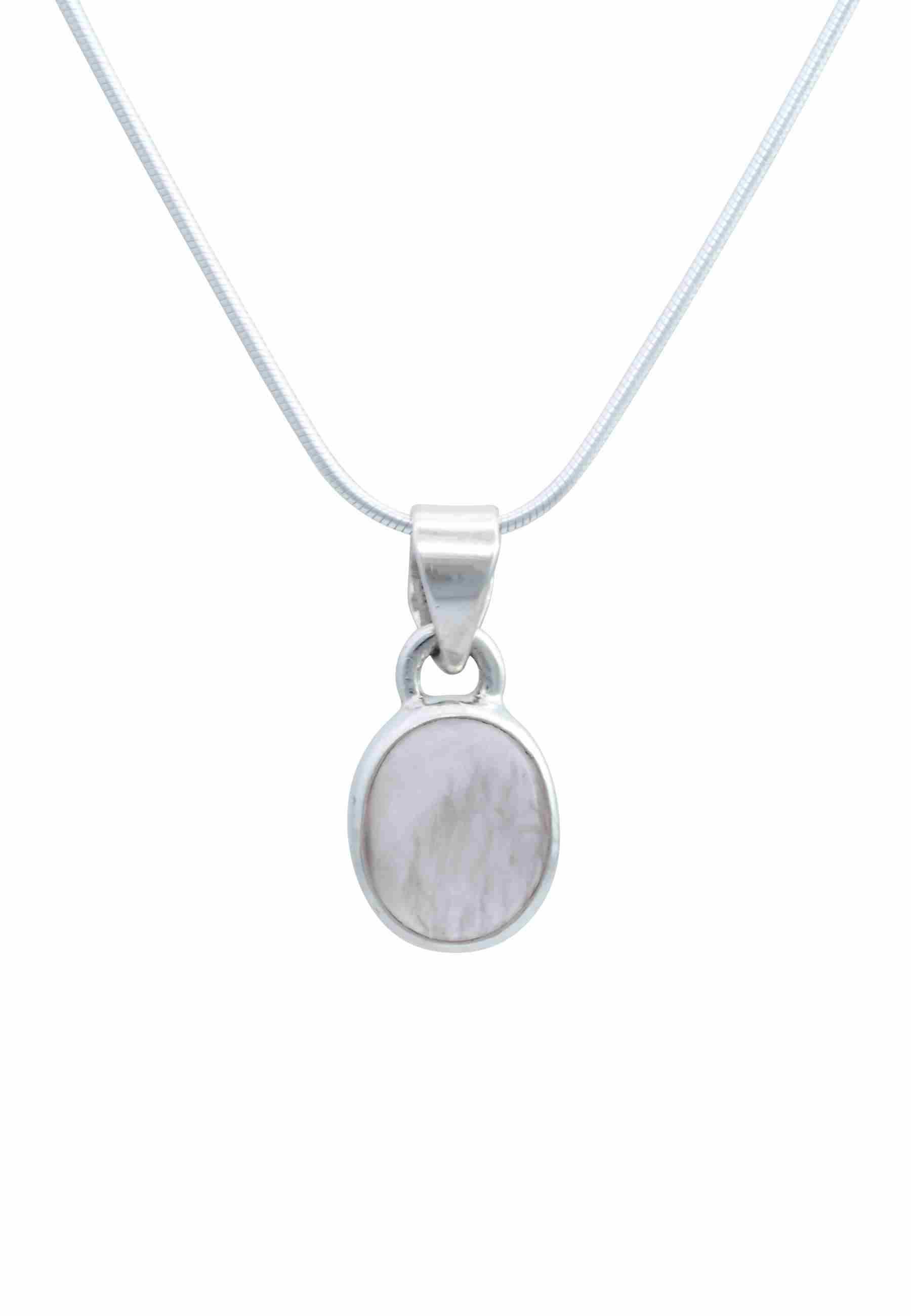 Produktbild von Mantraroma Silberkette 925 Silber Mit Anhänger 925 Silber LOTUS