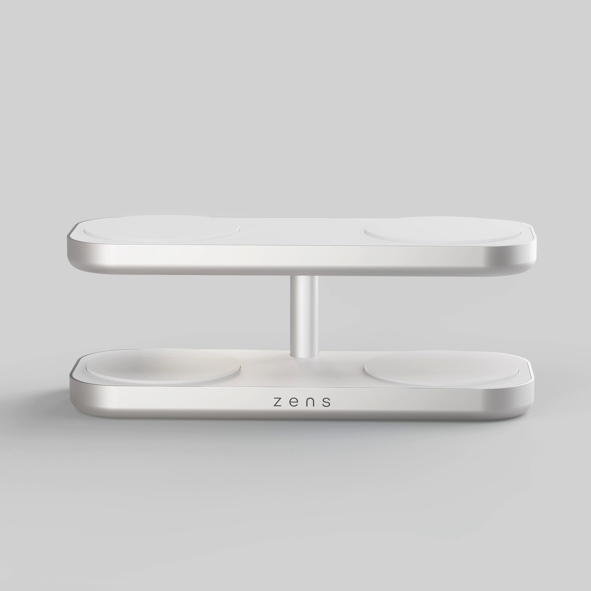 Zens Quattro Wireless Charger Pro 4, weiß Powerbank