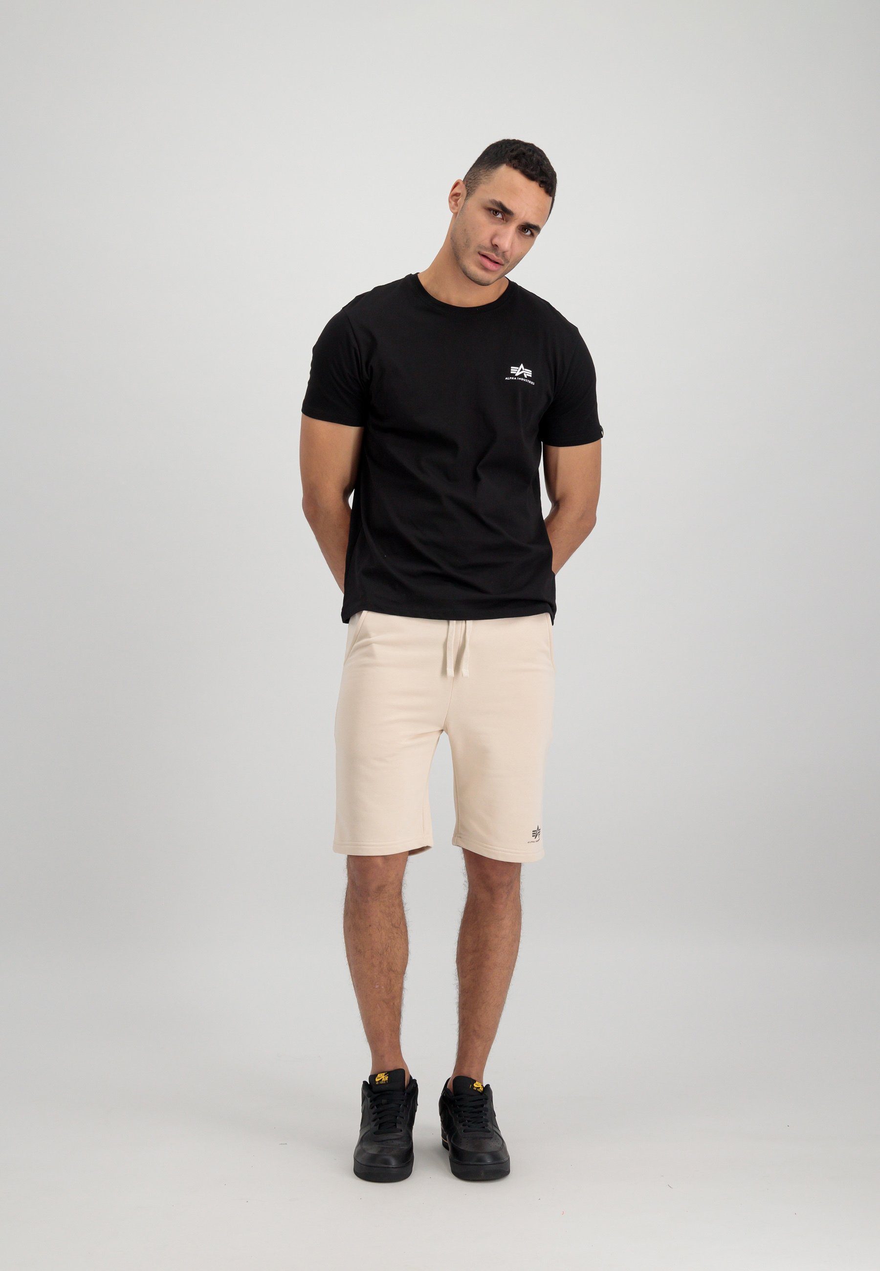 Shorts - Industries SL white Men jet Alpha Basic Sweatshorts stream Alpha Industries Short