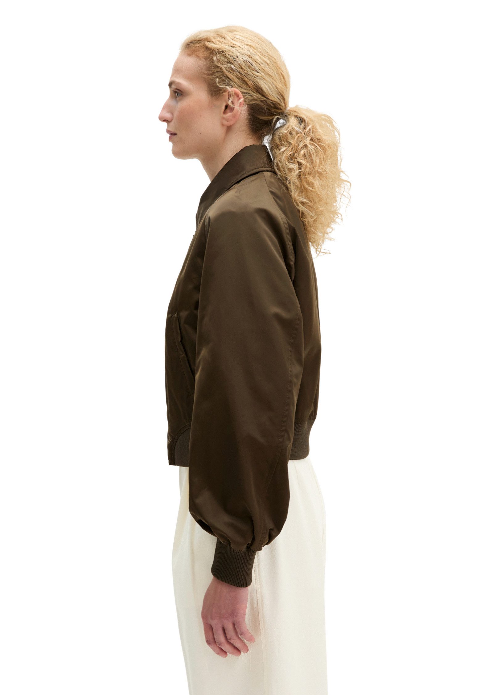 Marc O'Polo Outdoorjacke aus recyceltem Shiny-Polyester-Twill