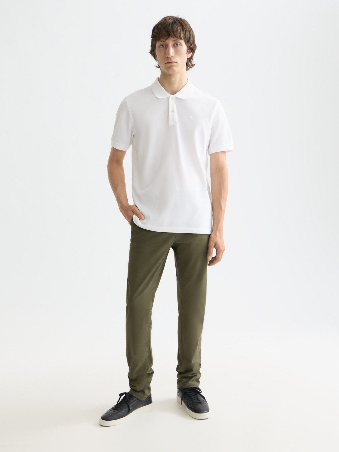 Scotch & Soda Kurzarmhemd aus Piqué mit Logo